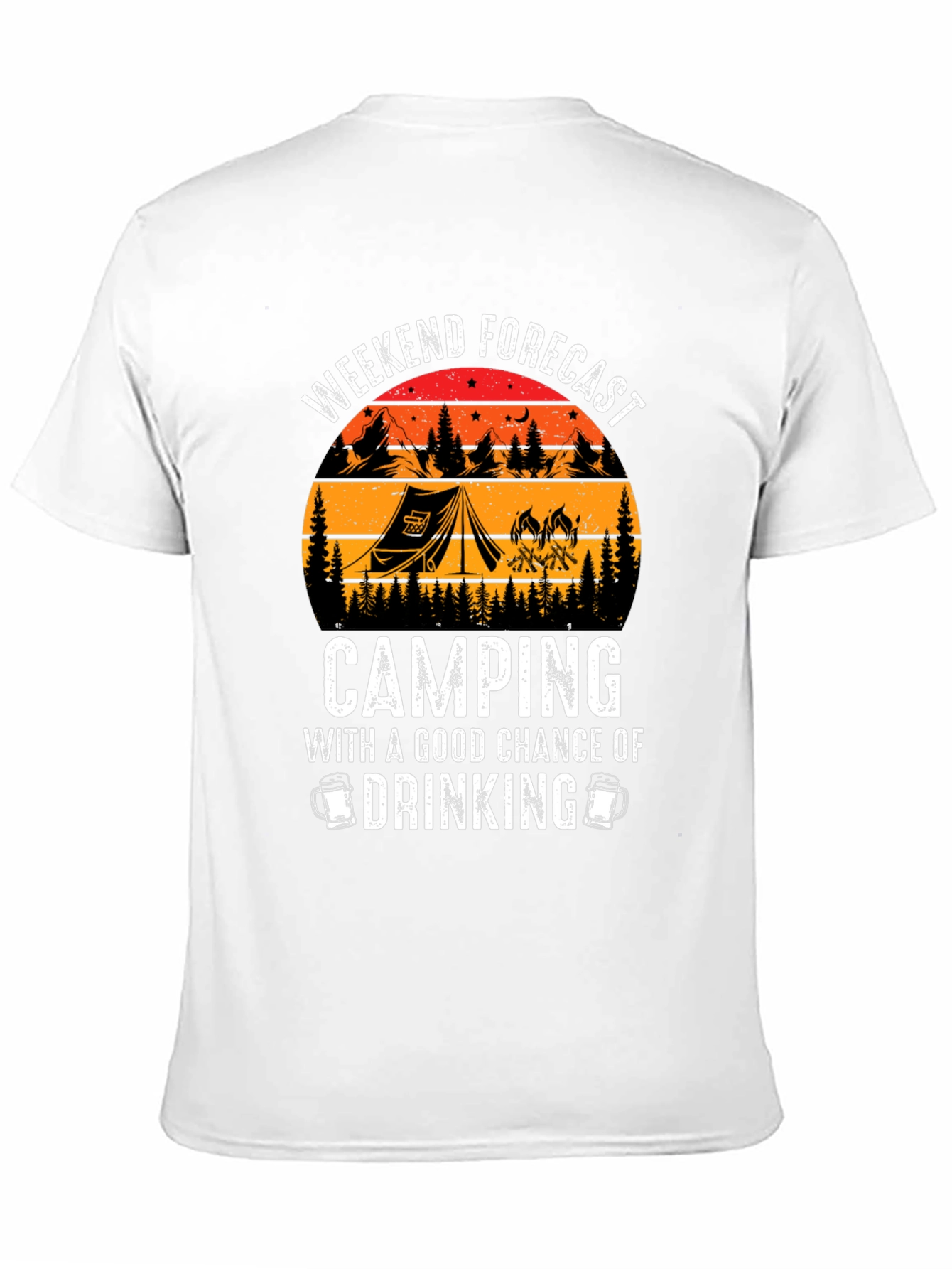 Weekend Camping and Drinking T-Shirt