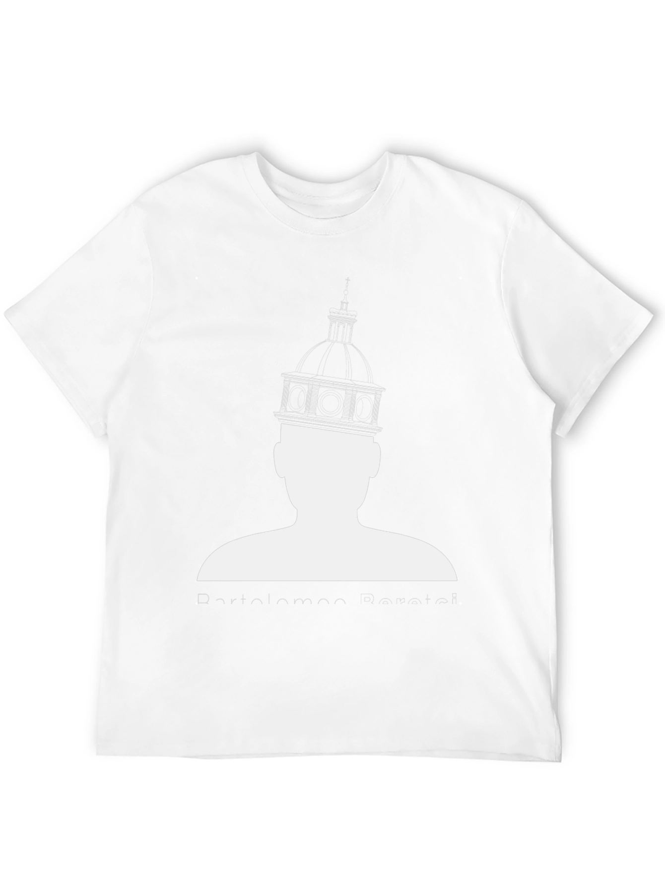 Novelty Silhouette Graphic Print Black T-Shirt
