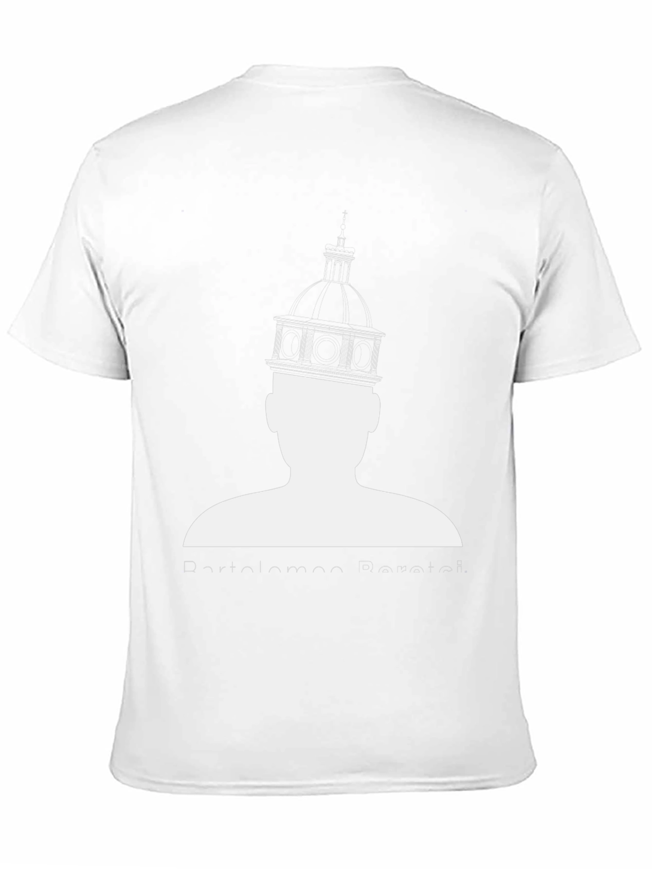 Novelty Silhouette Graphic Print Black T-Shirt