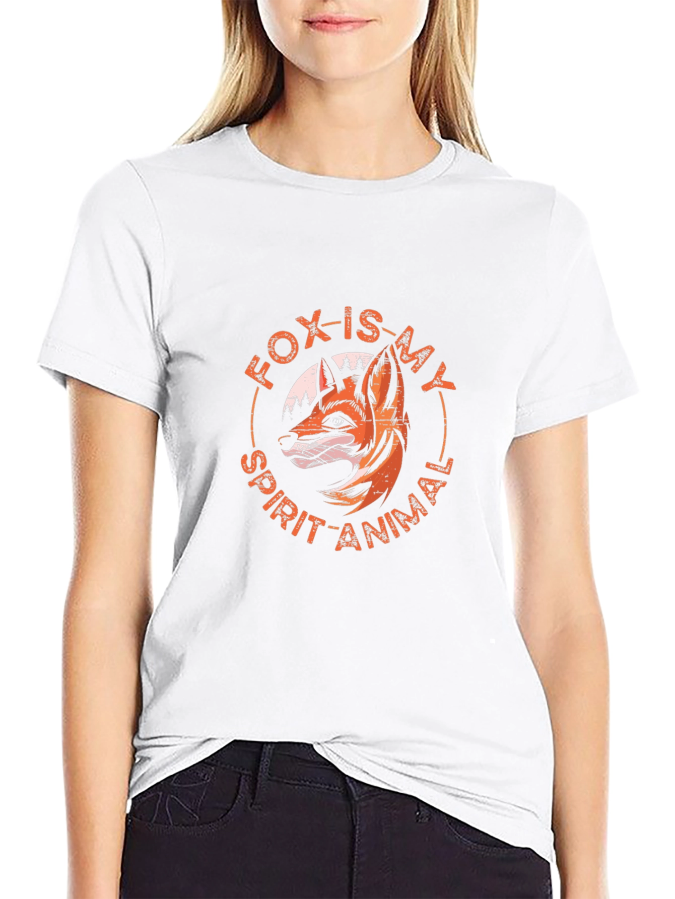 Fox Spirit Animal Tee - Nature Lovers Graphic T-Shirt