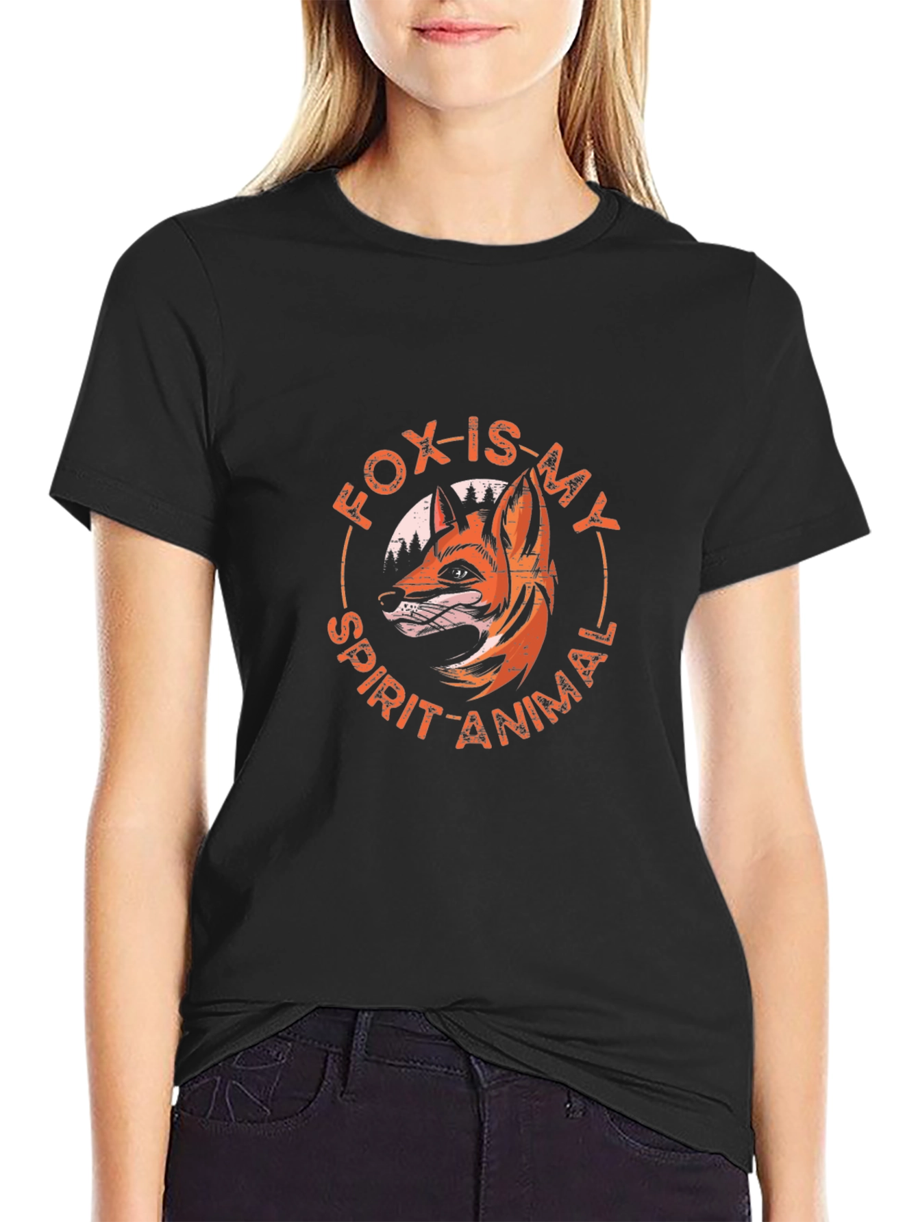 Fox Spirit Animal Tee - Nature Lovers Graphic T-Shirt