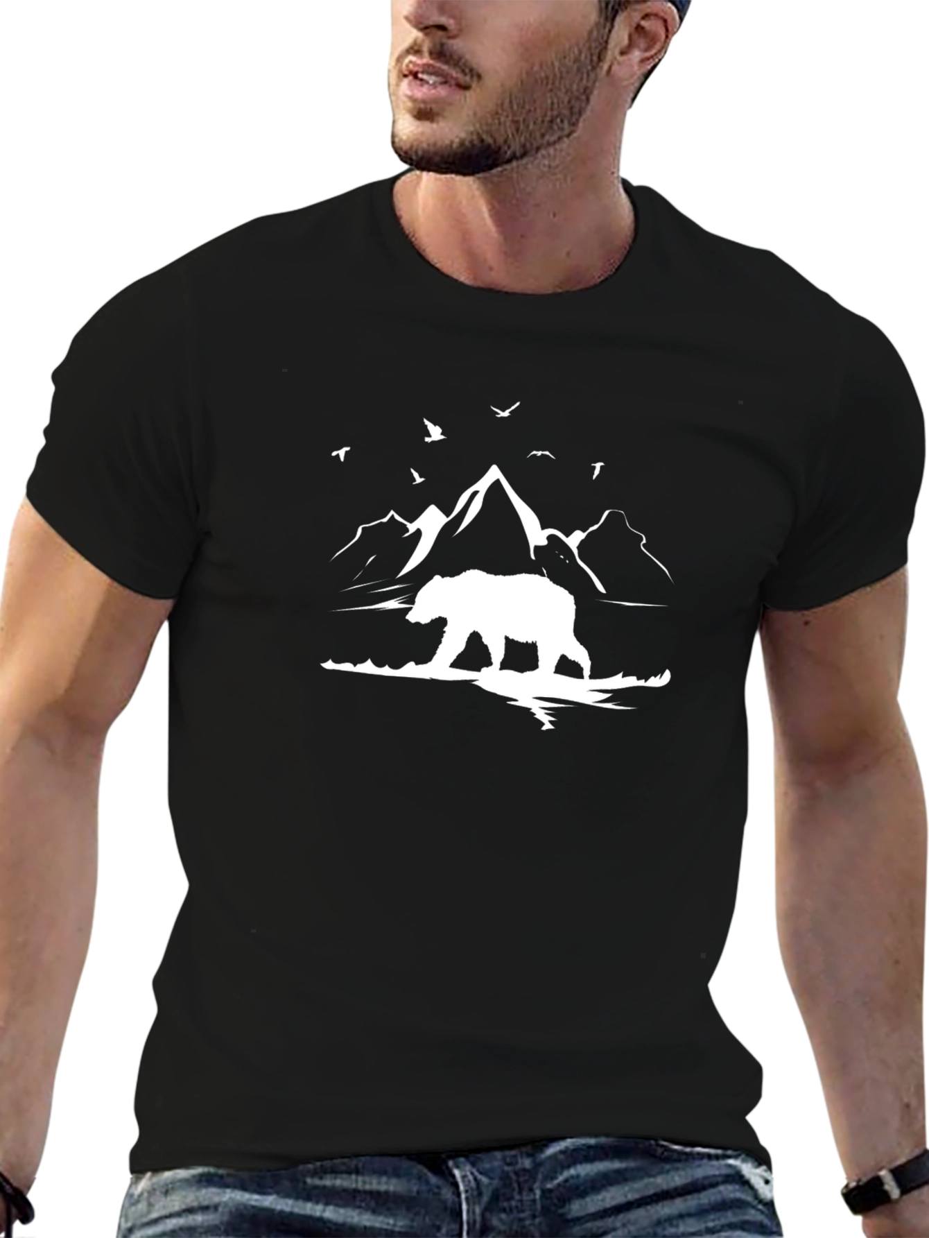 Bear Mountain Graphic Tee - Nature Lovers T-Shirt