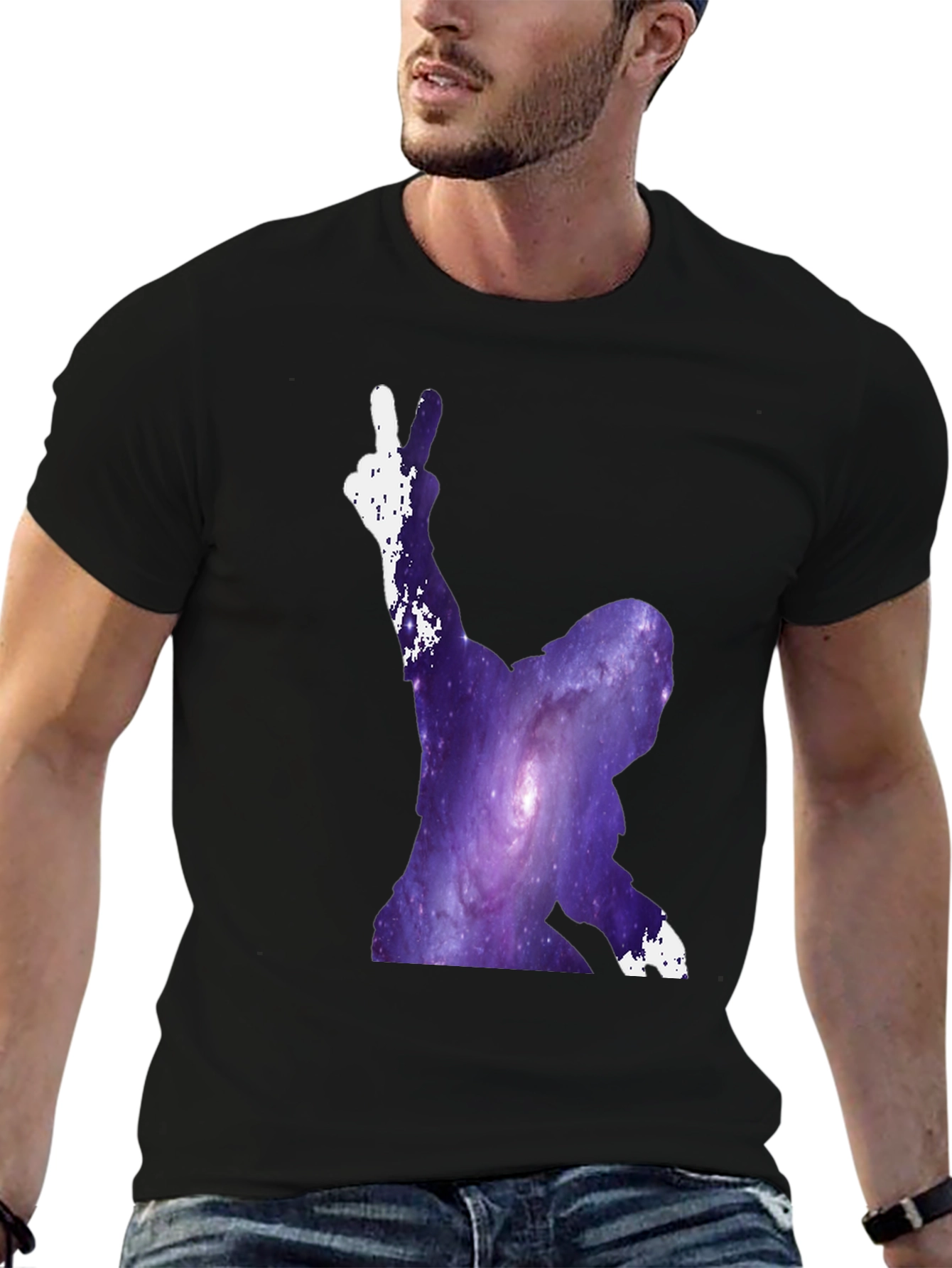 Galaxy Peace Sign T-Shirt