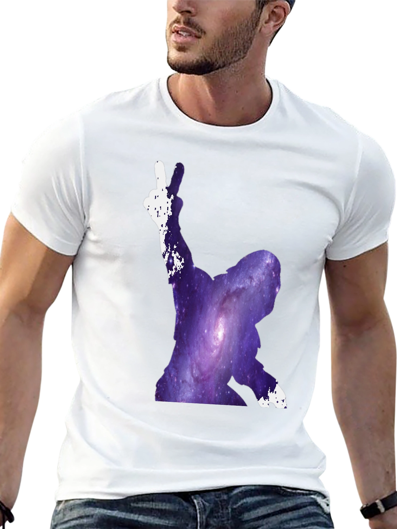 Galaxy Peace Sign T-Shirt