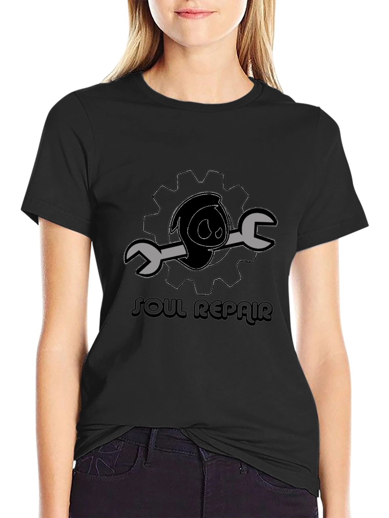 Soul Repair Black Graphic T-Shirt