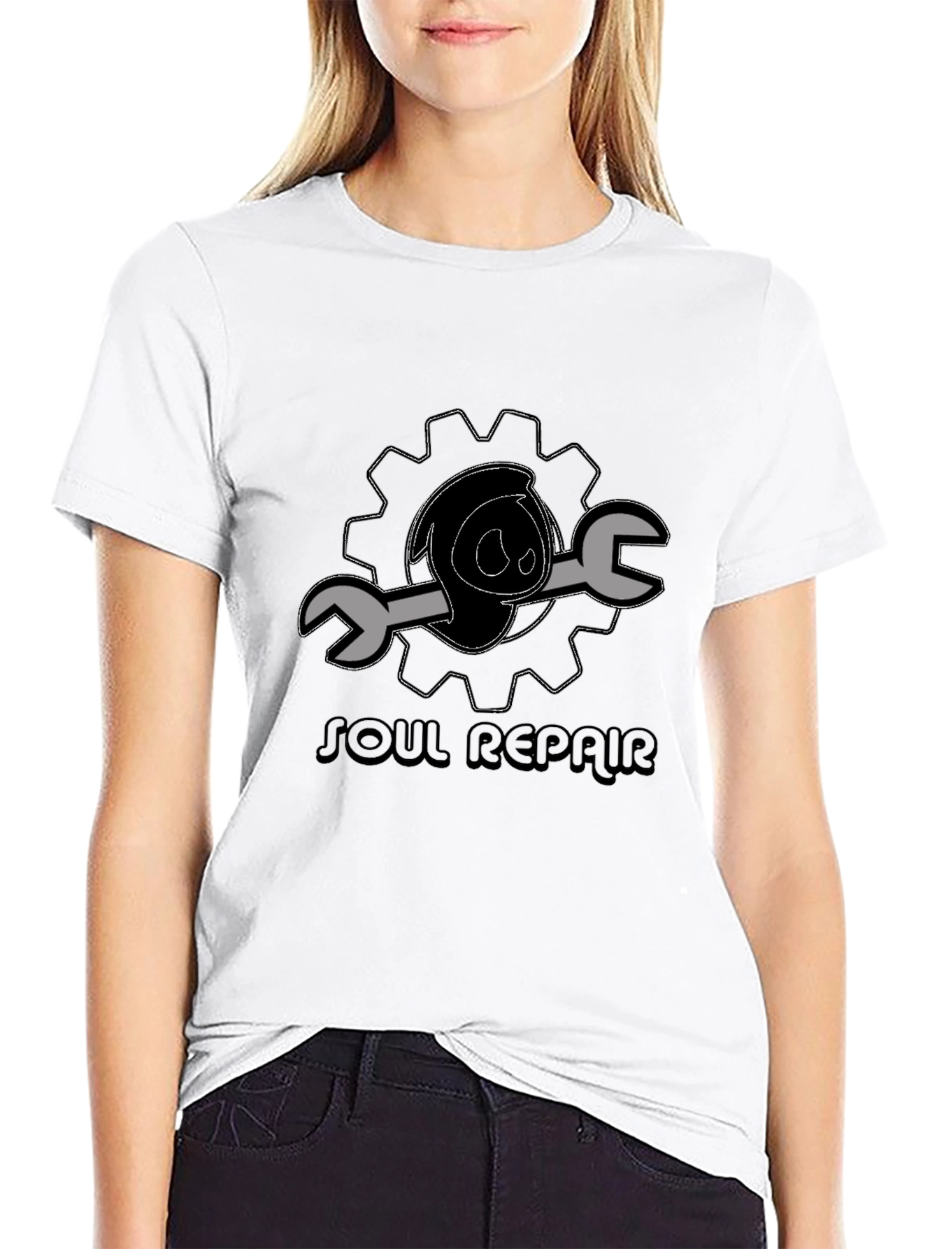 Soul Repair Black Graphic T-Shirt