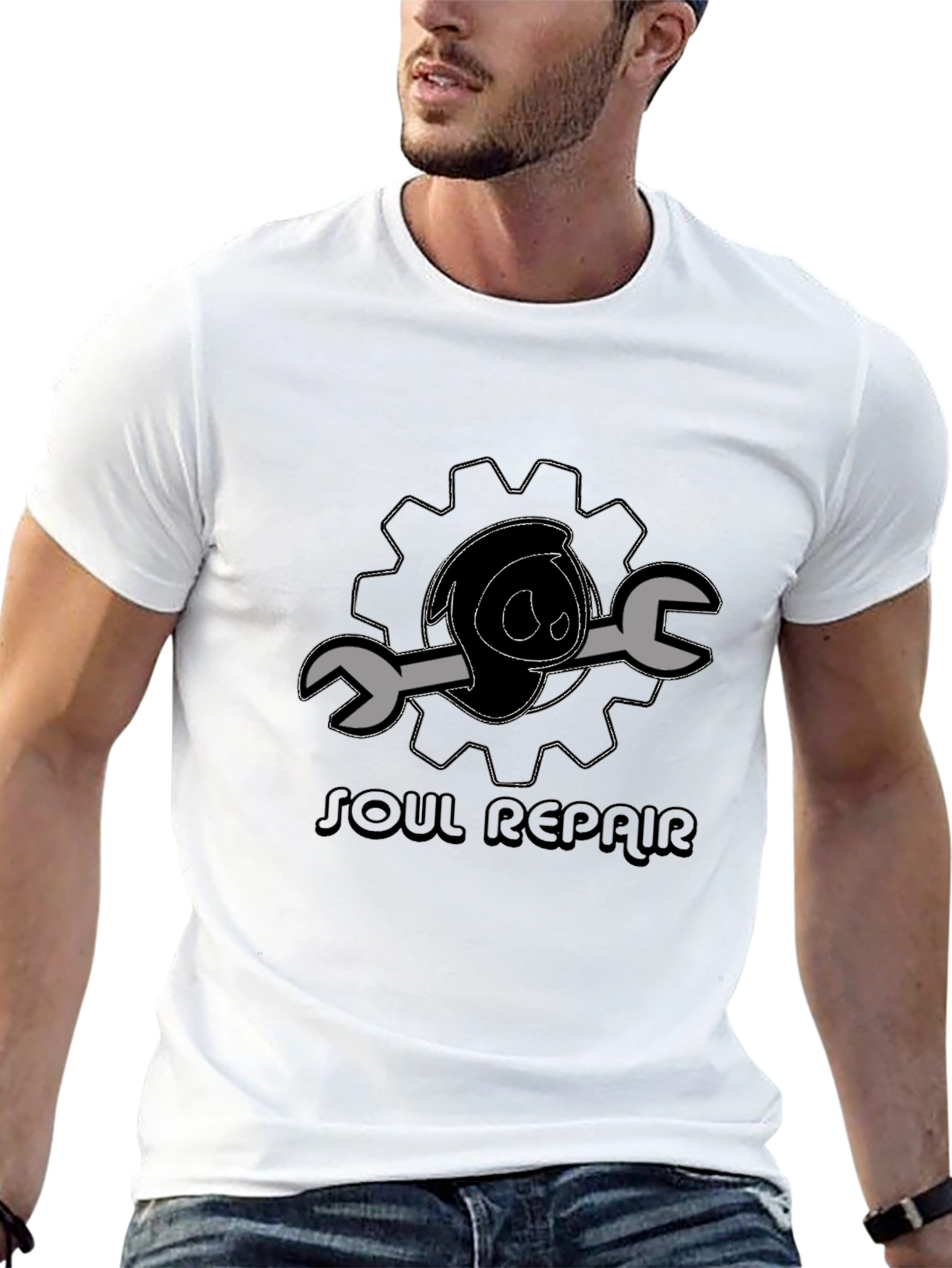 Soul Repair Black Graphic T-Shirt