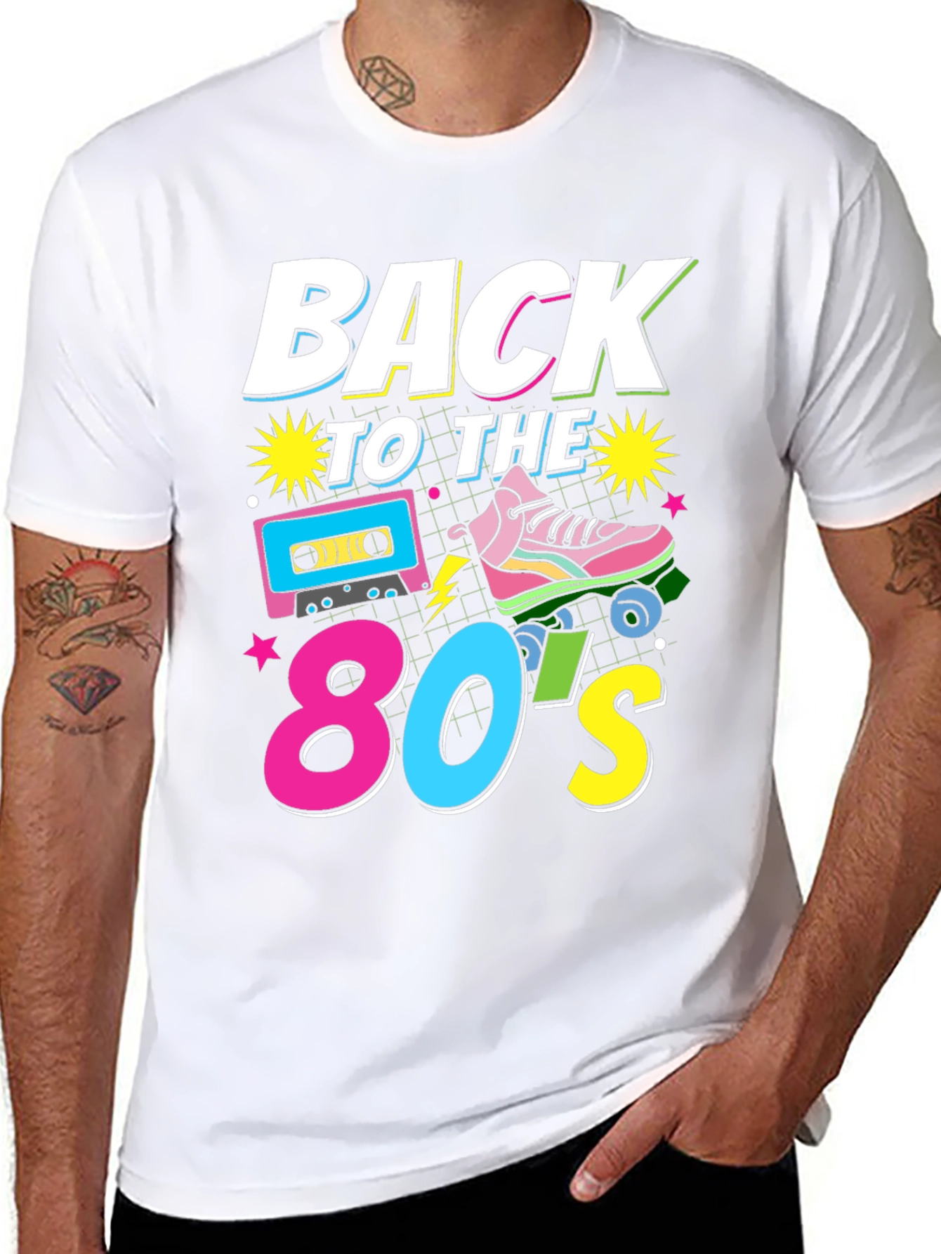 Retro 80s Style Graphic Tee