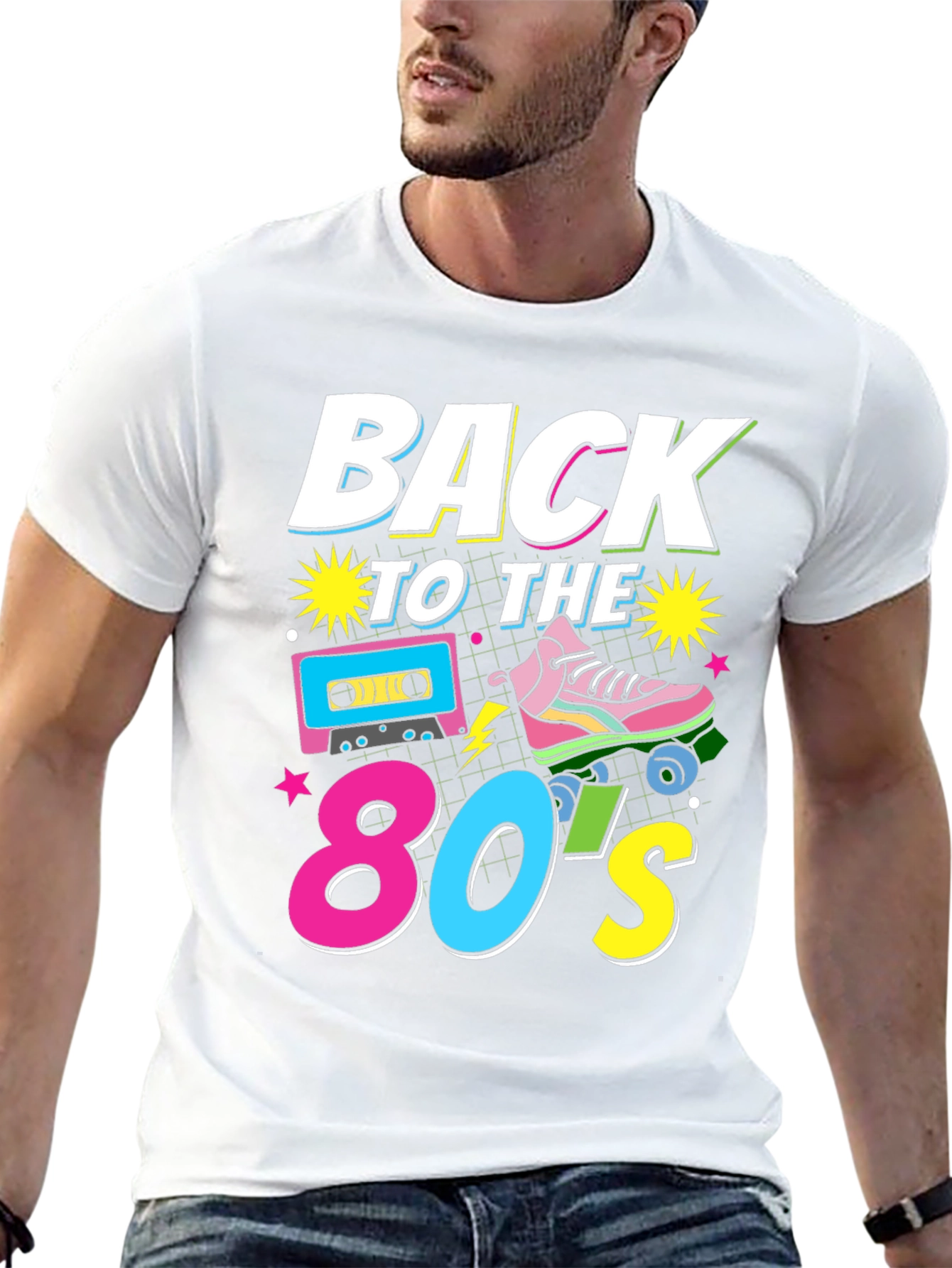 Retro 80s Style Graphic Tee