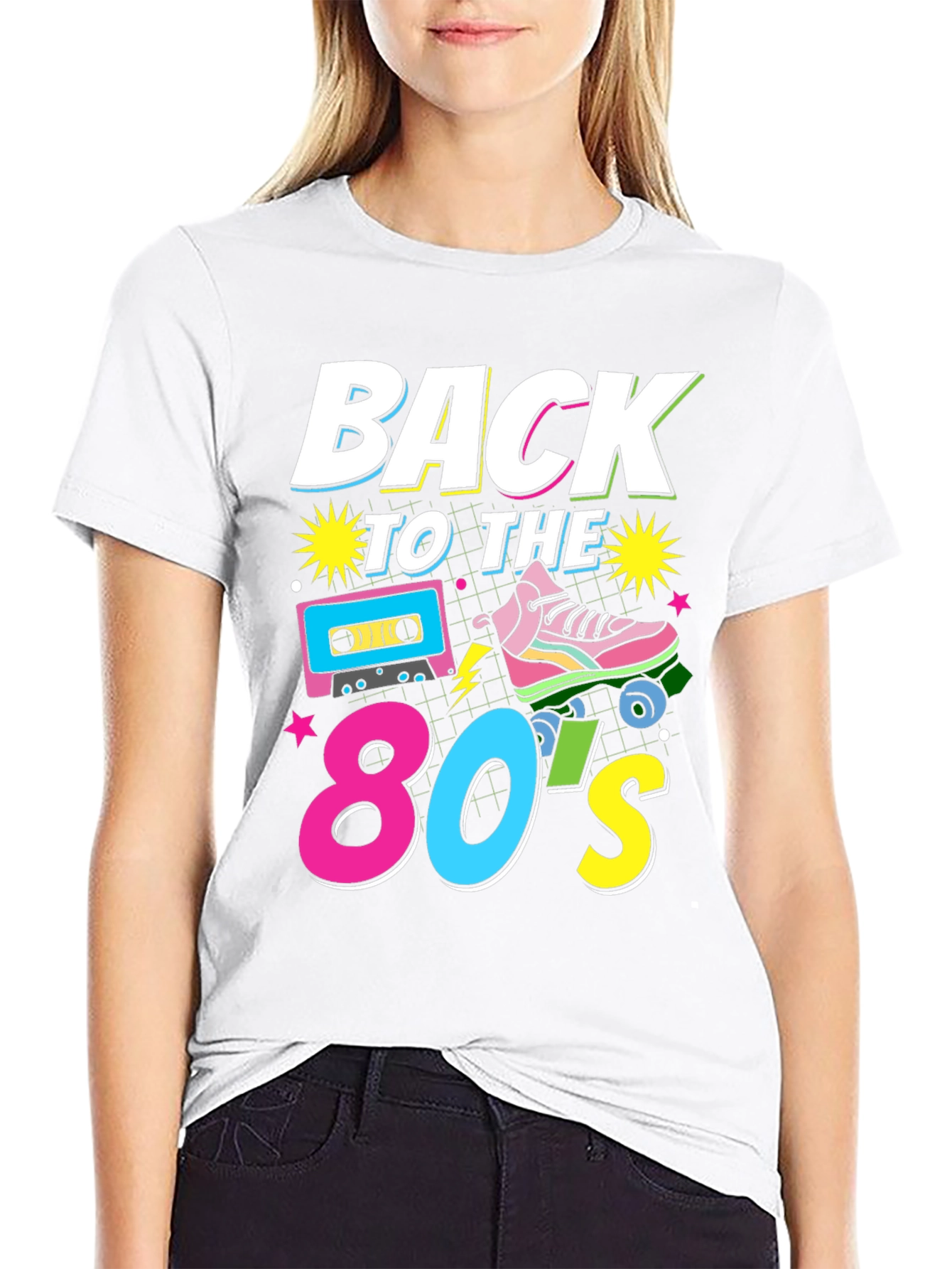 Retro 80s Style Graphic Tee