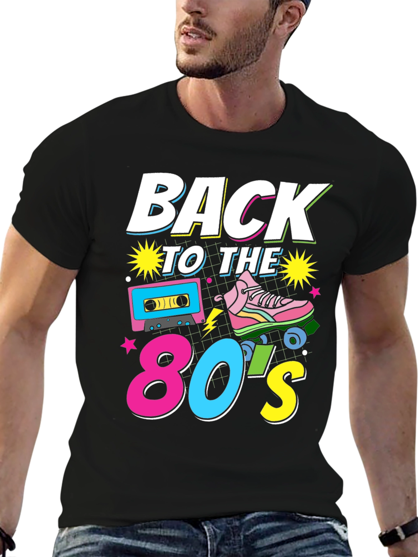 Retro 80s Style Graphic Tee