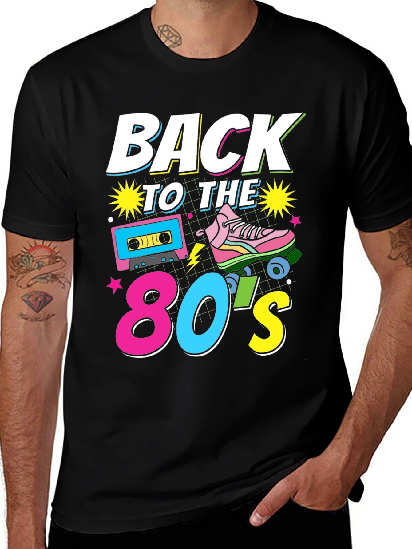 Retro 80s Style Graphic Tee