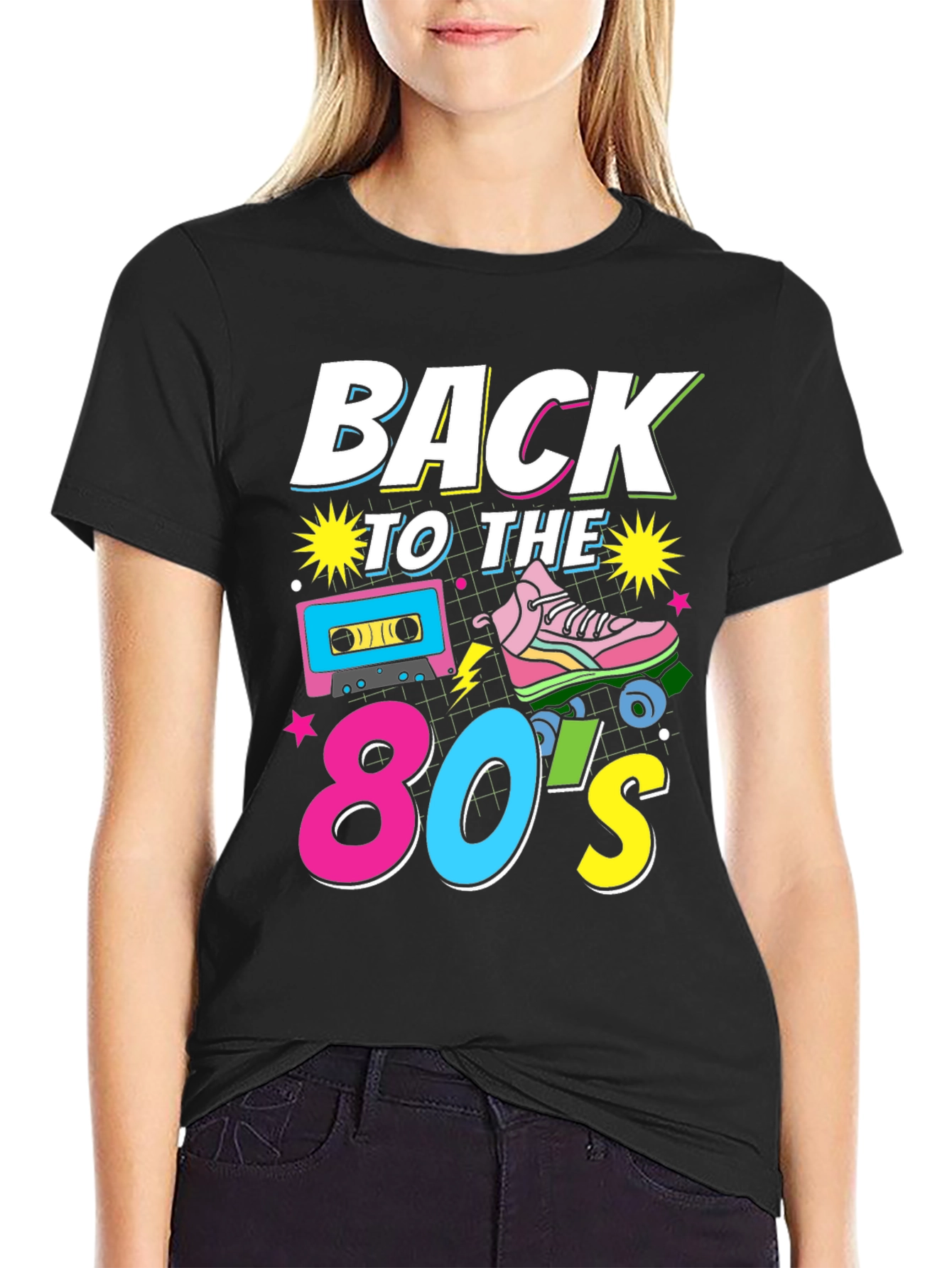 Retro 80s Style Graphic Tee