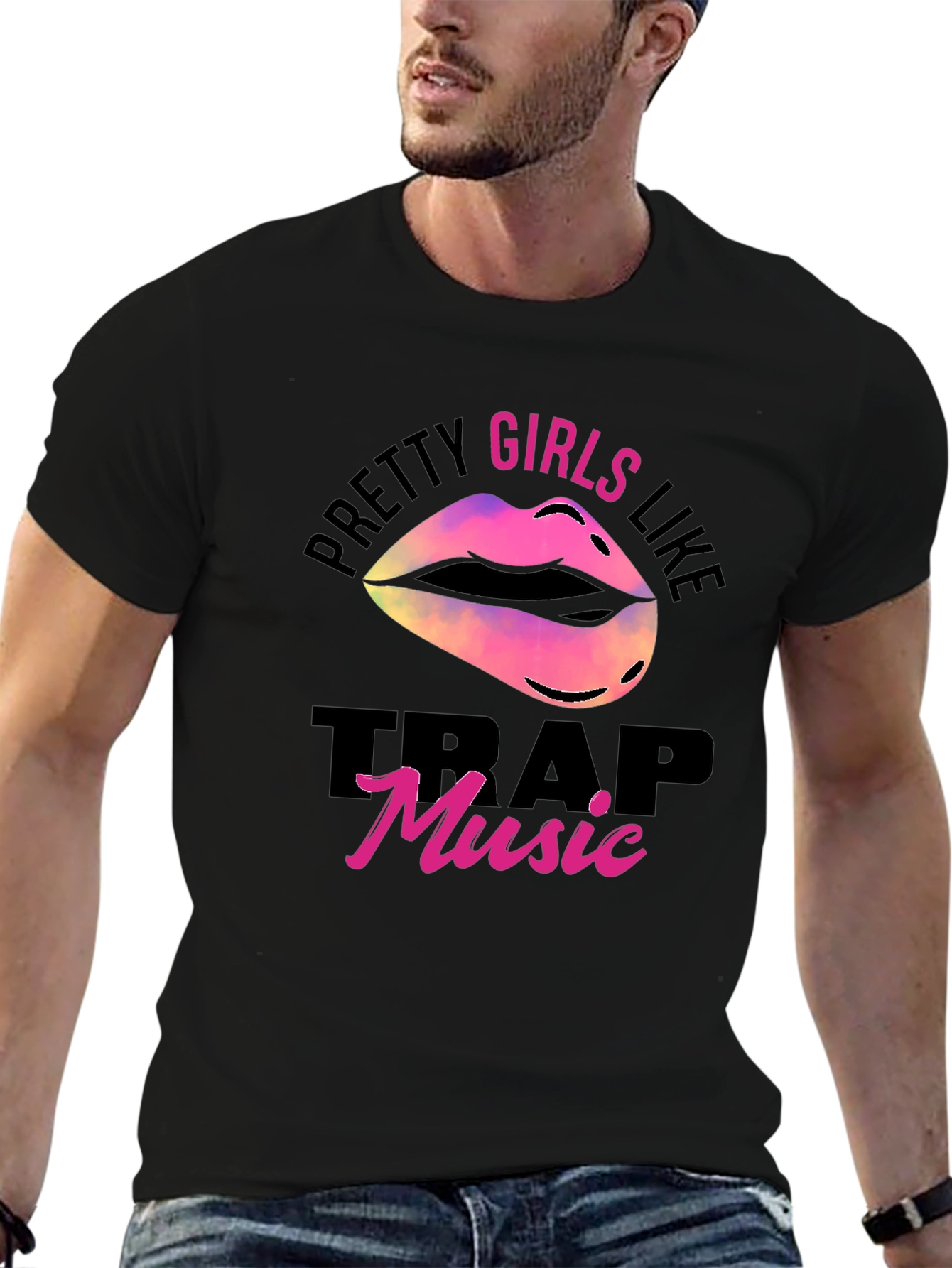 Pretty Girls Like Trap Music Graphic Tee