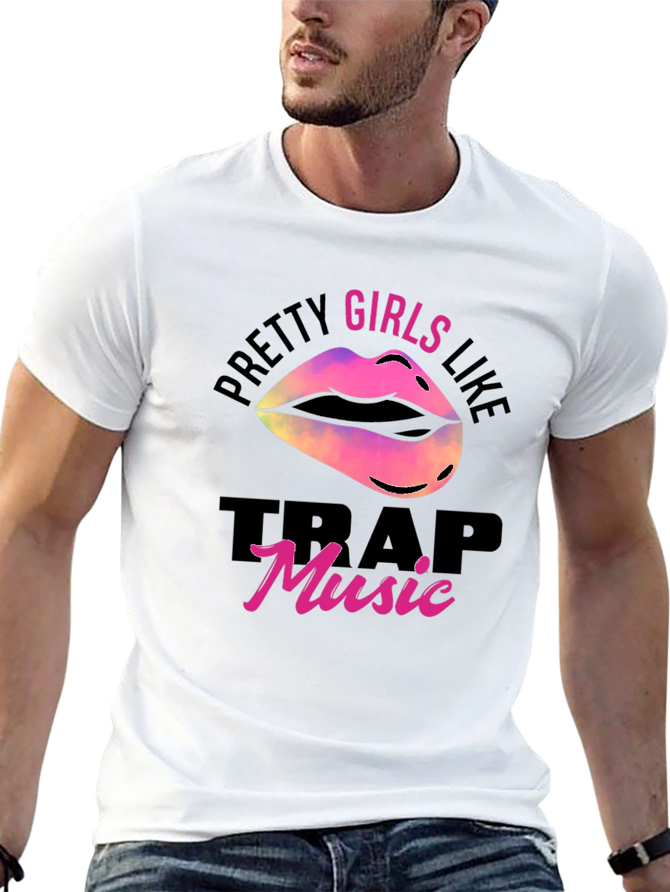 Pretty Girls Like Trap Music Graphic Tee
