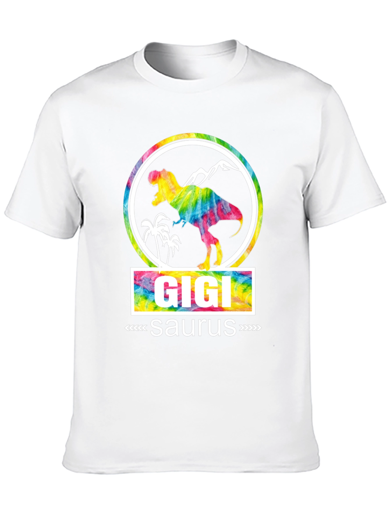 Gigi Saurus T-Rex Tie Dye Graphic Tee