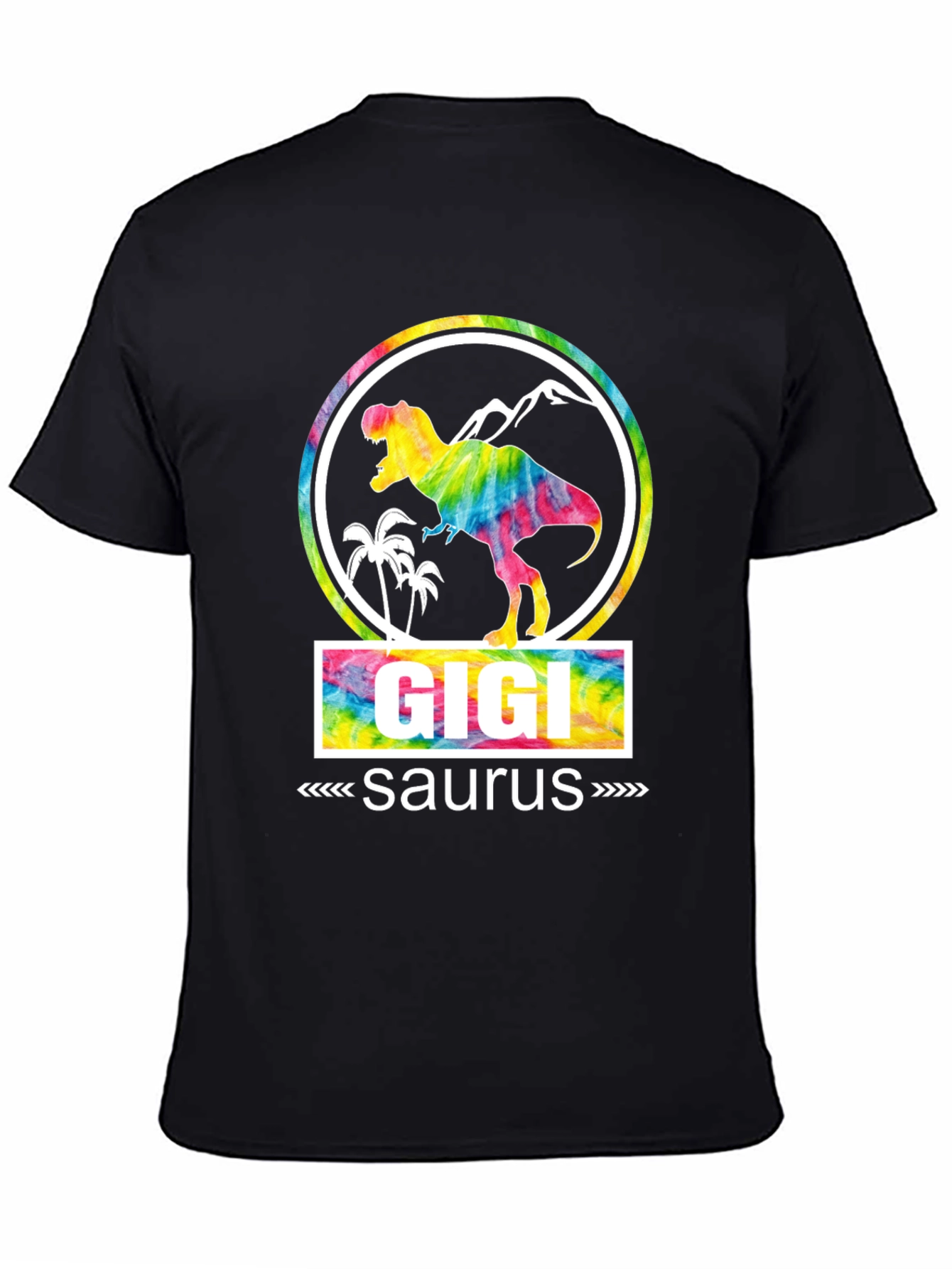 Gigi Saurus T-Rex Tie Dye Graphic Tee