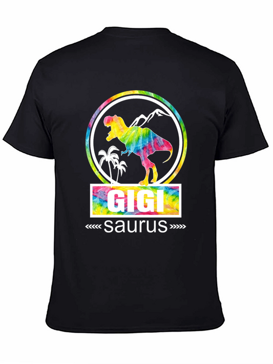 Gigi Saurus T-Rex Tie Dye Graphic Tee