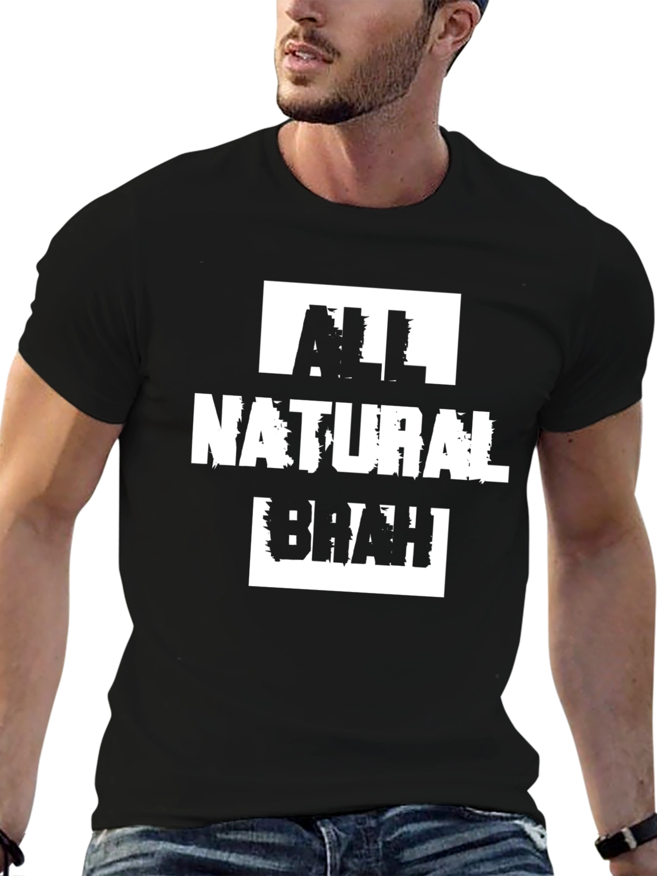 All Natural Brah T-Shirt - Black