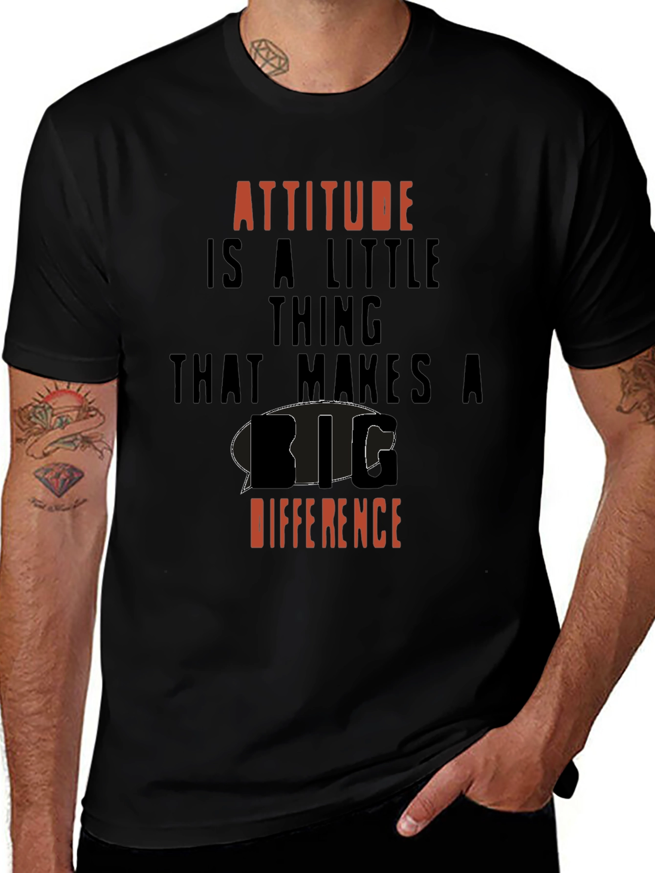 Attitude is Everything Graphic Tee - Motivational Shirt
