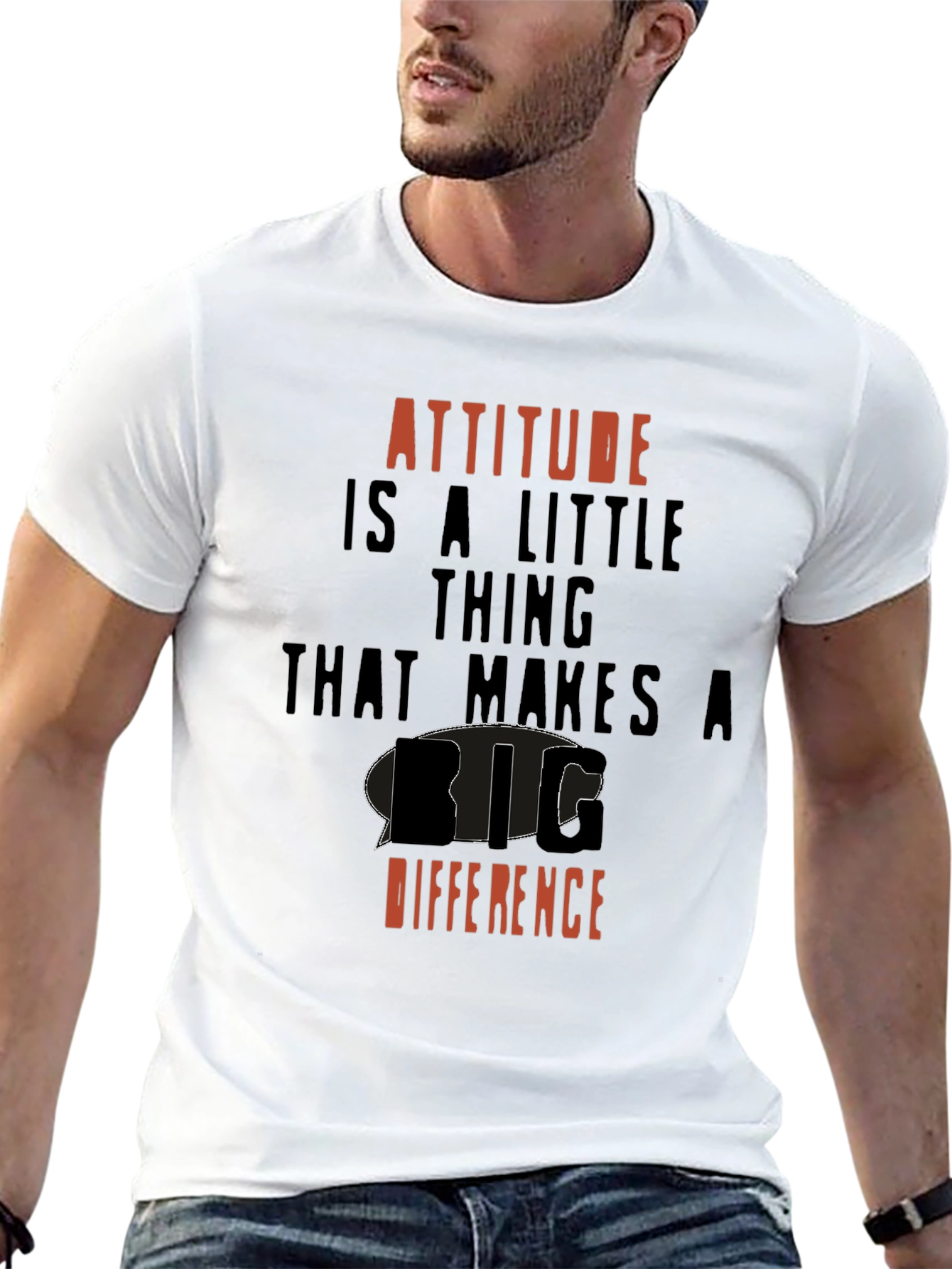 Attitude is Everything Graphic Tee - Motivational Shirt