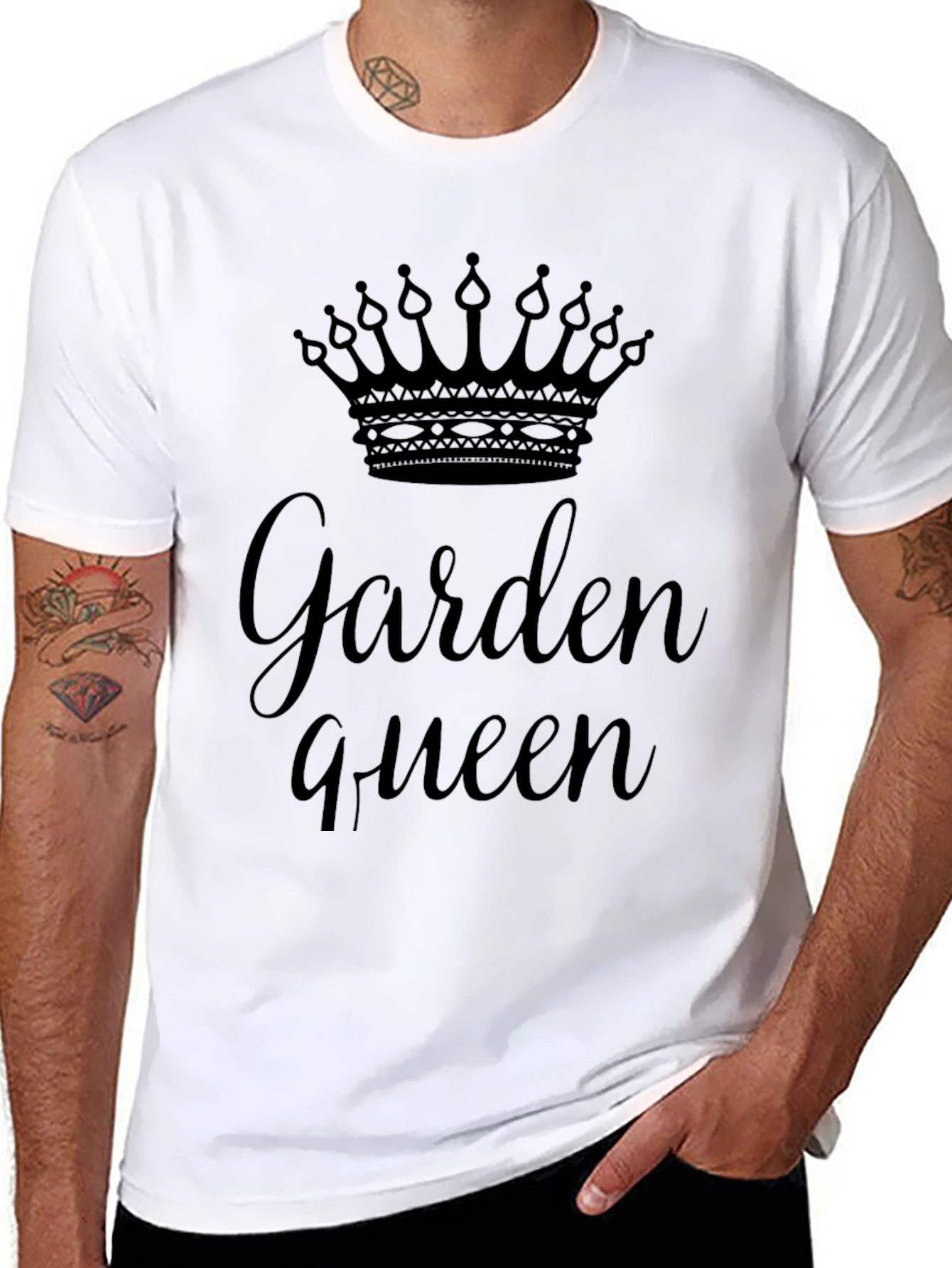 Garden Queen Black T-Shirt
