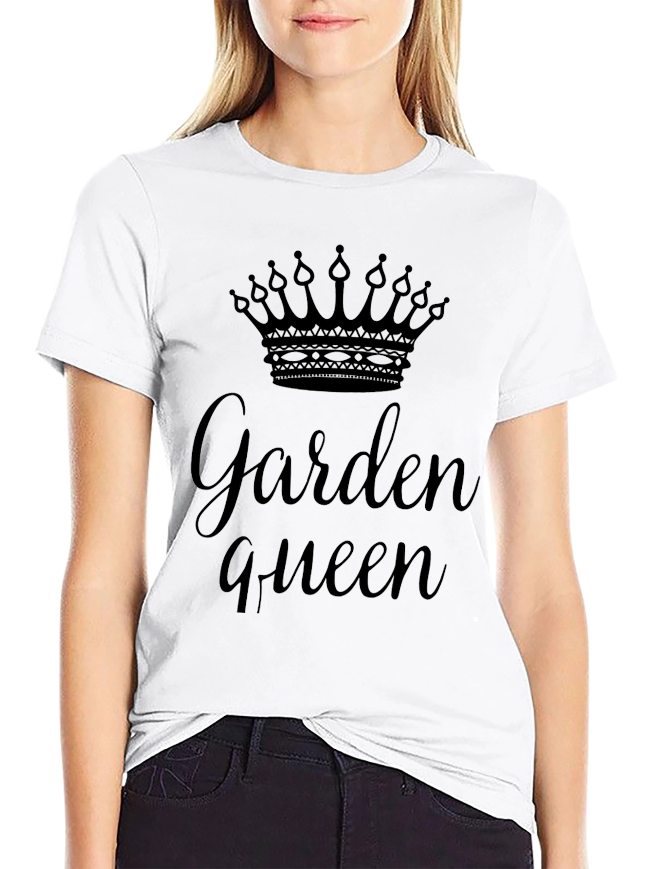 Garden Queen Black T-Shirt