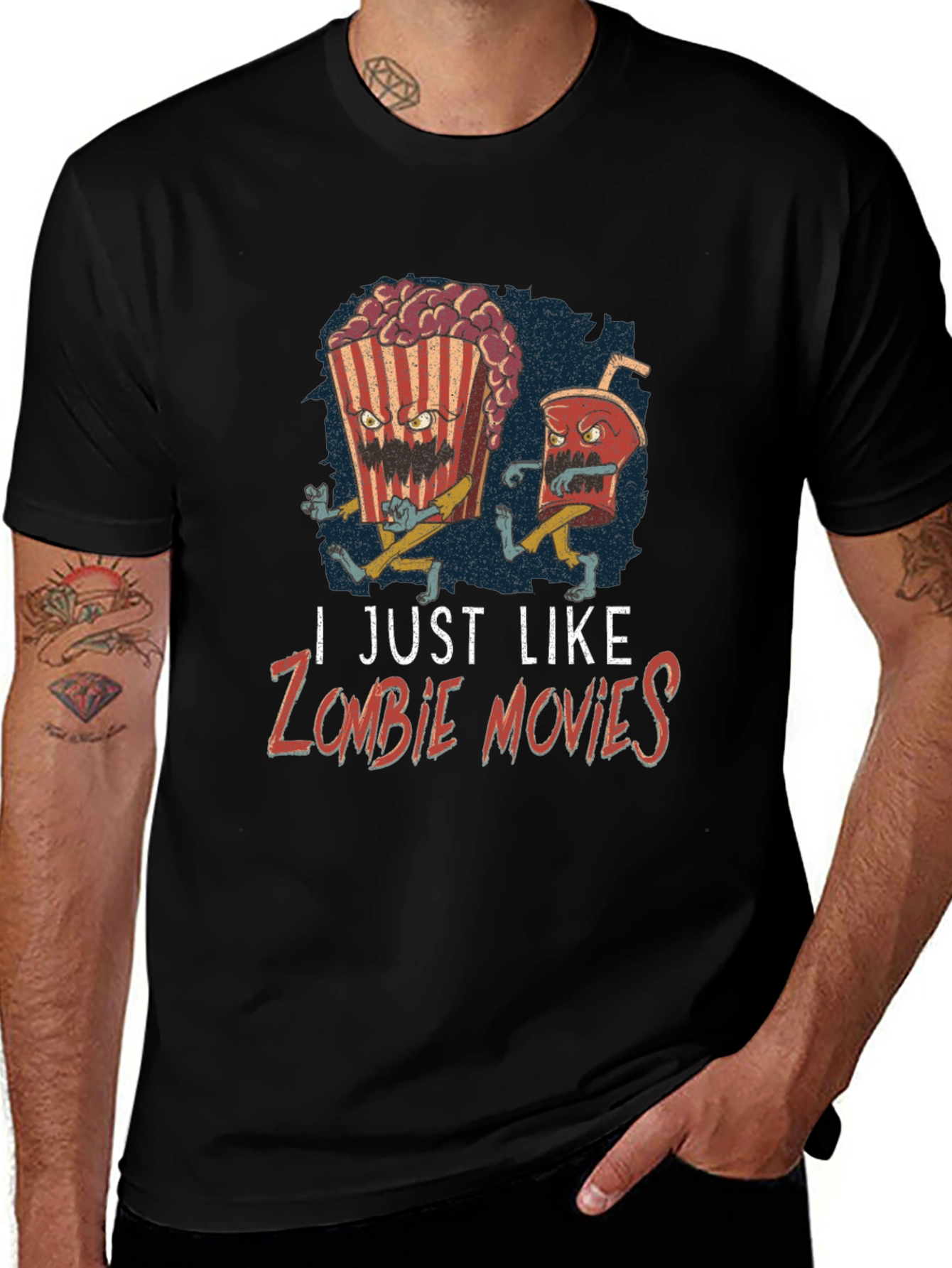 Zombie Movies Graphic Tee