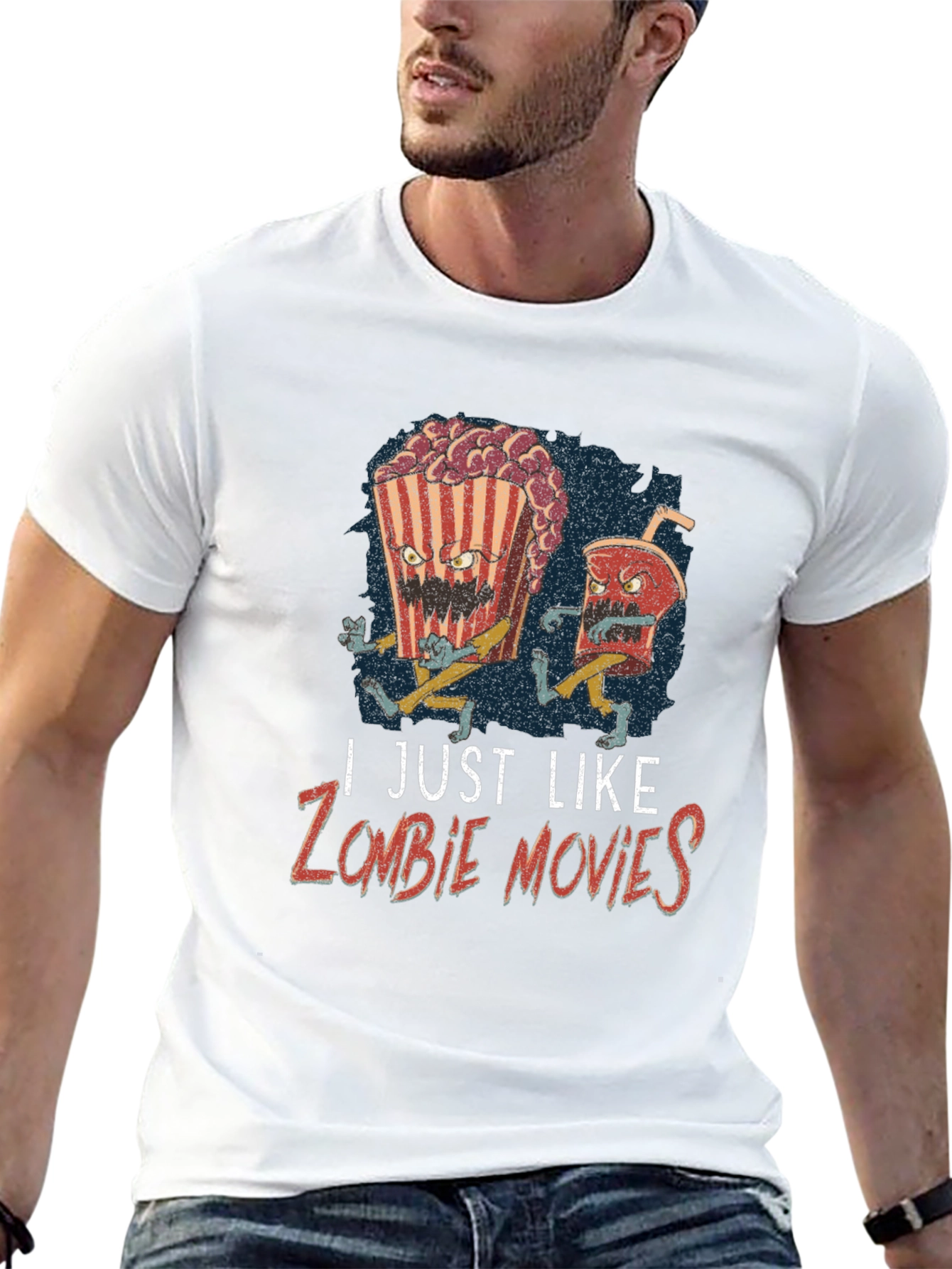 Zombie Movies Graphic Tee