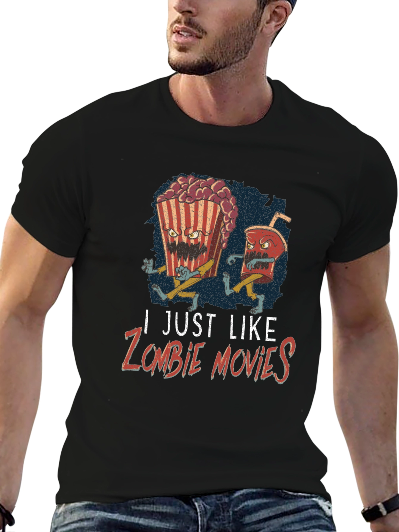 Zombie Movies Graphic Tee