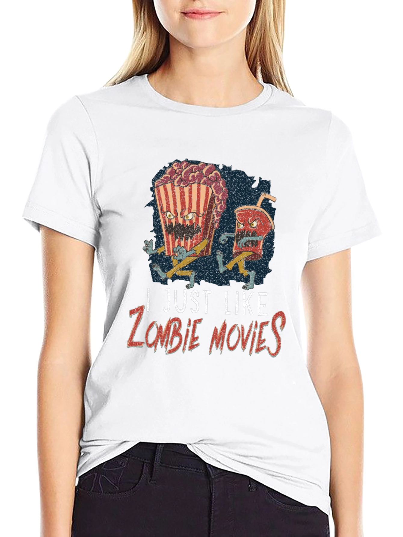 Zombie Movies Graphic Tee