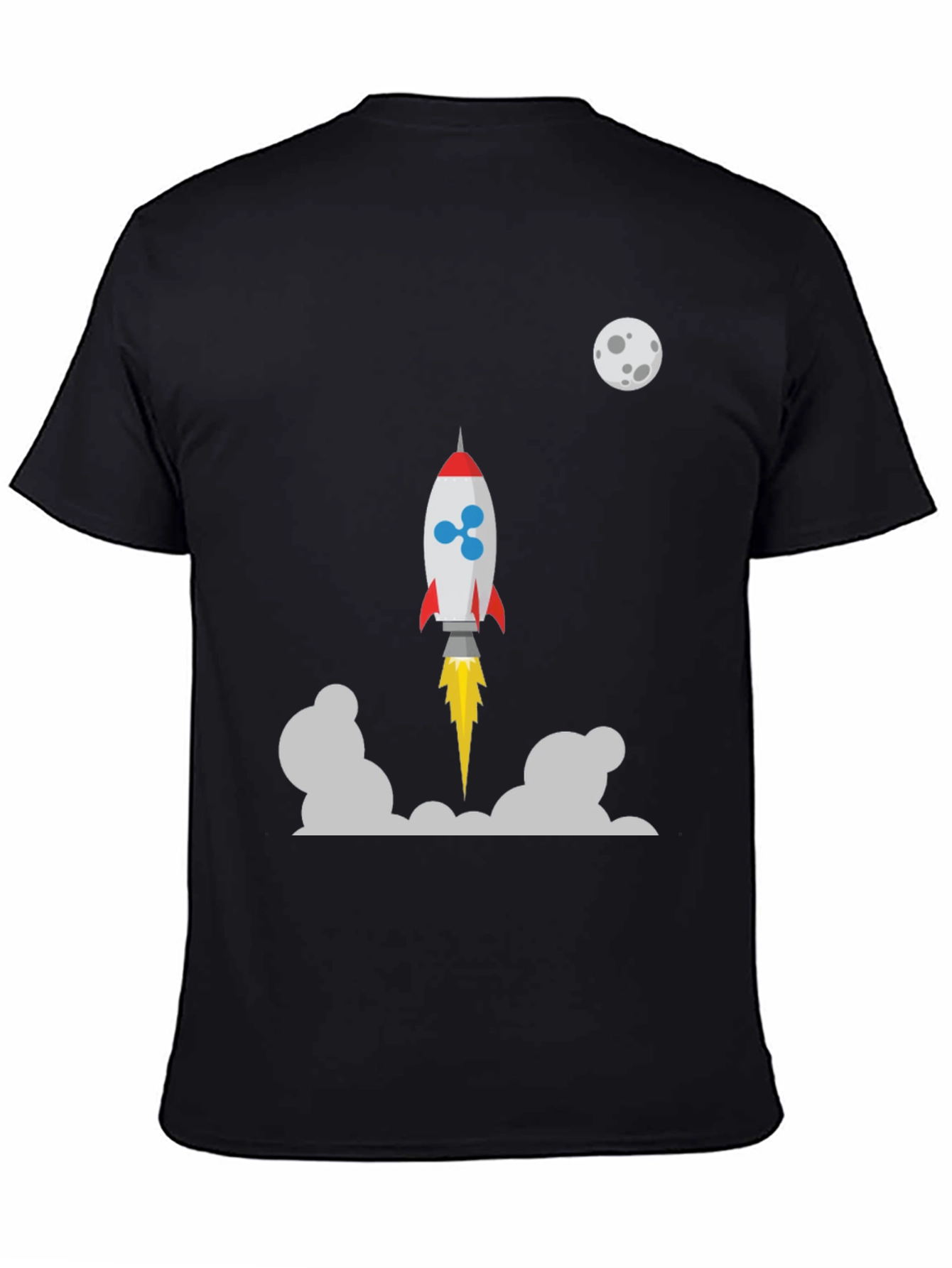 Ripple Rocket to the Moon T-Shirt - Crypto Tee