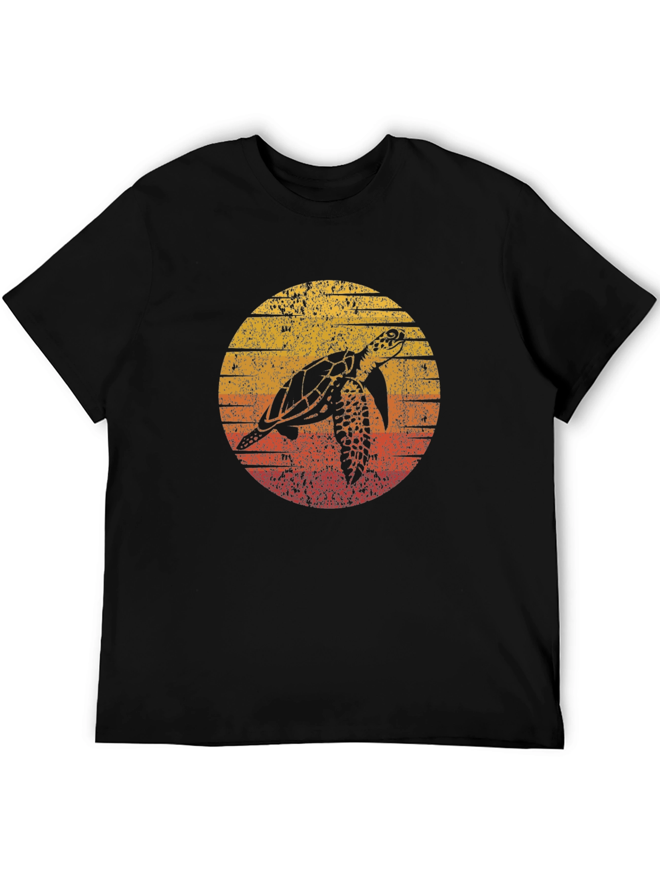 Retro Sea Turtle Graphic T-Shirt