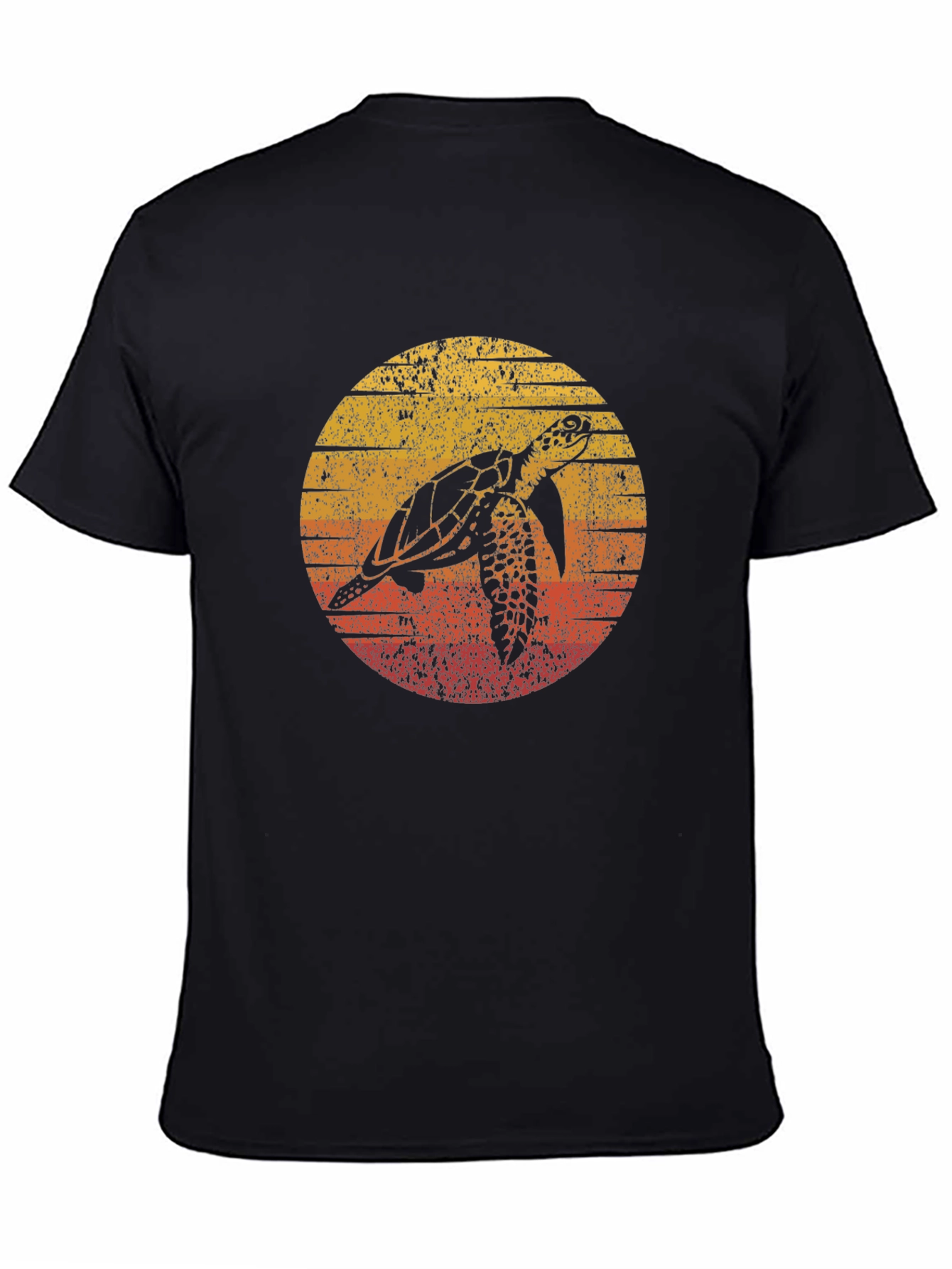 Retro Sea Turtle Graphic T-Shirt