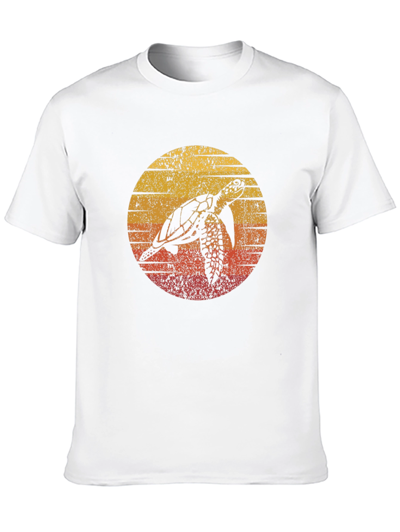 Retro Sea Turtle Graphic T-Shirt