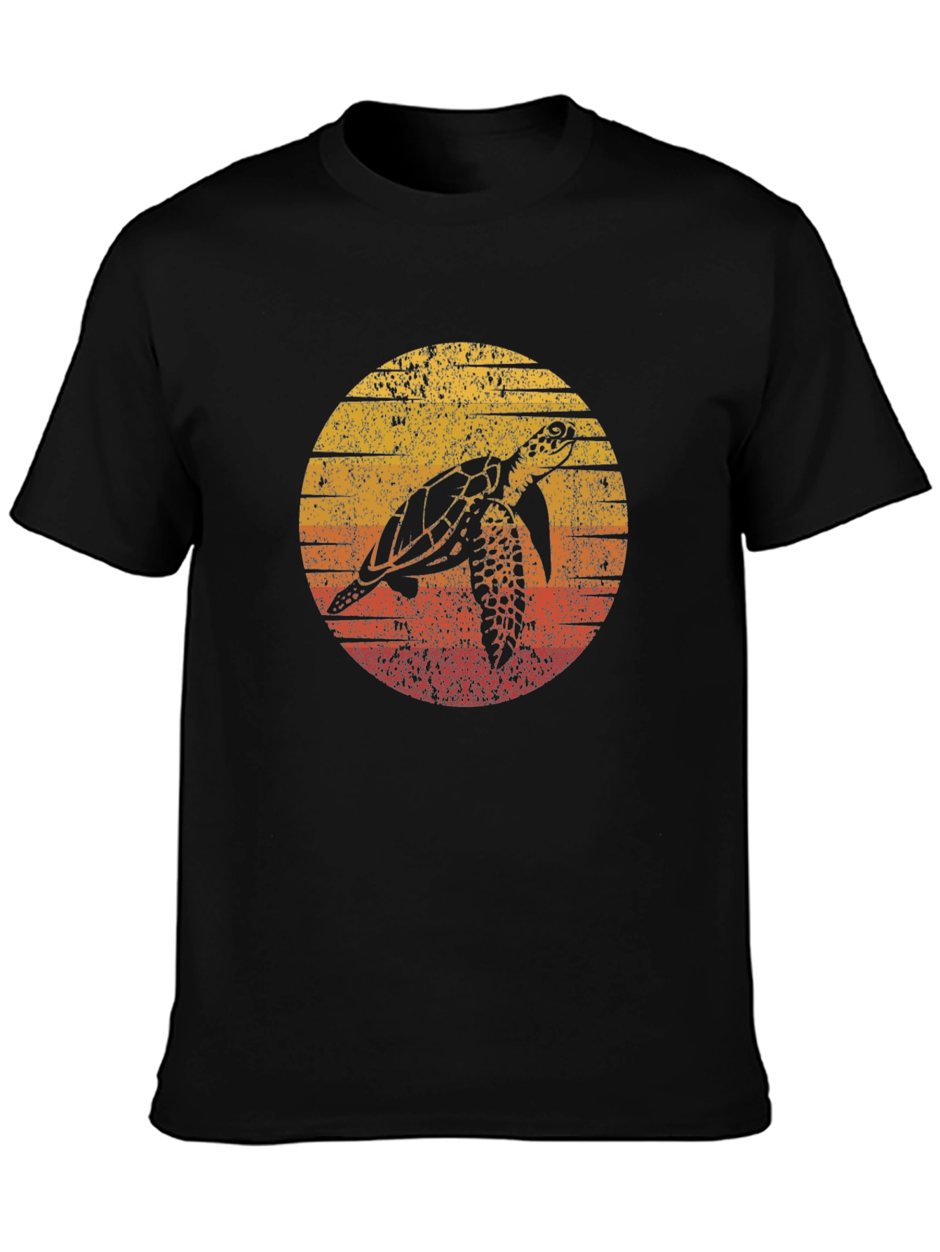 Retro Sea Turtle Graphic T-Shirt