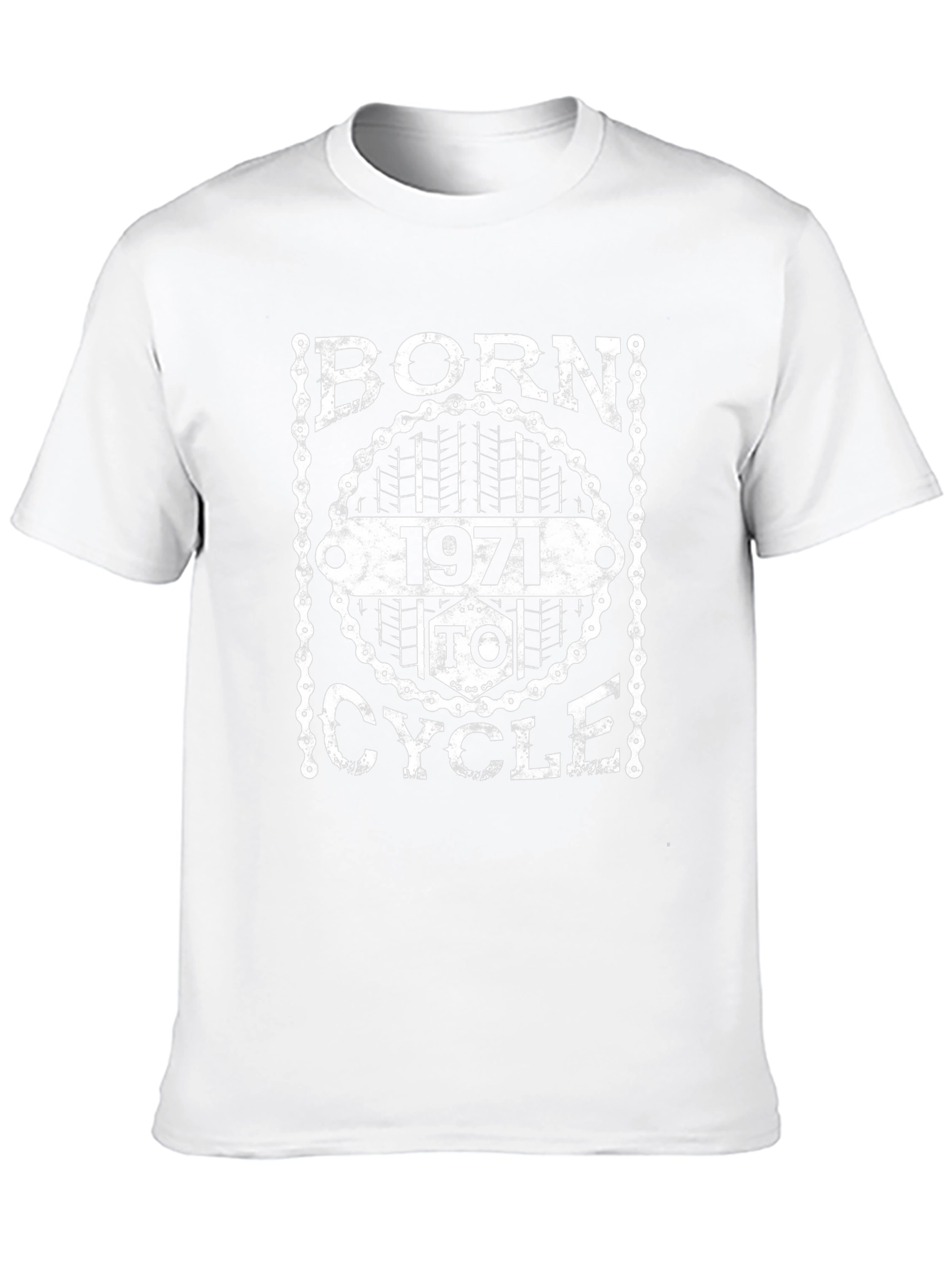 Born 1971 to Cycle Black T-Shirt