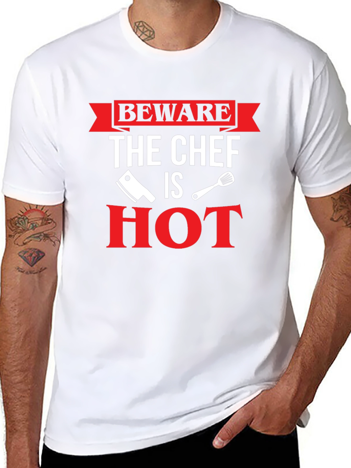 Beware The Chef Is Hot T-Shirt