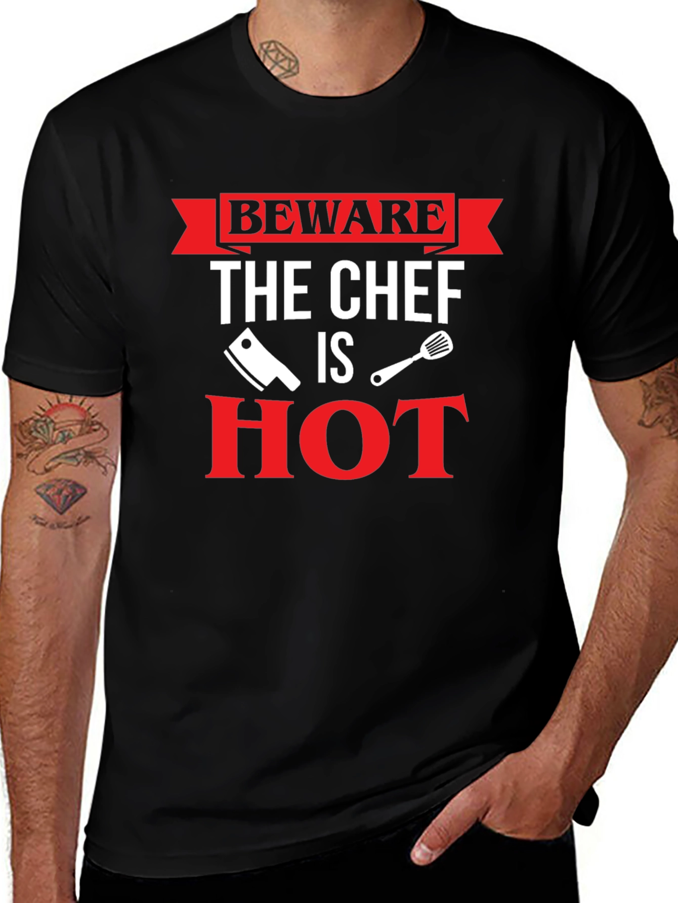 Beware The Chef Is Hot T-Shirt