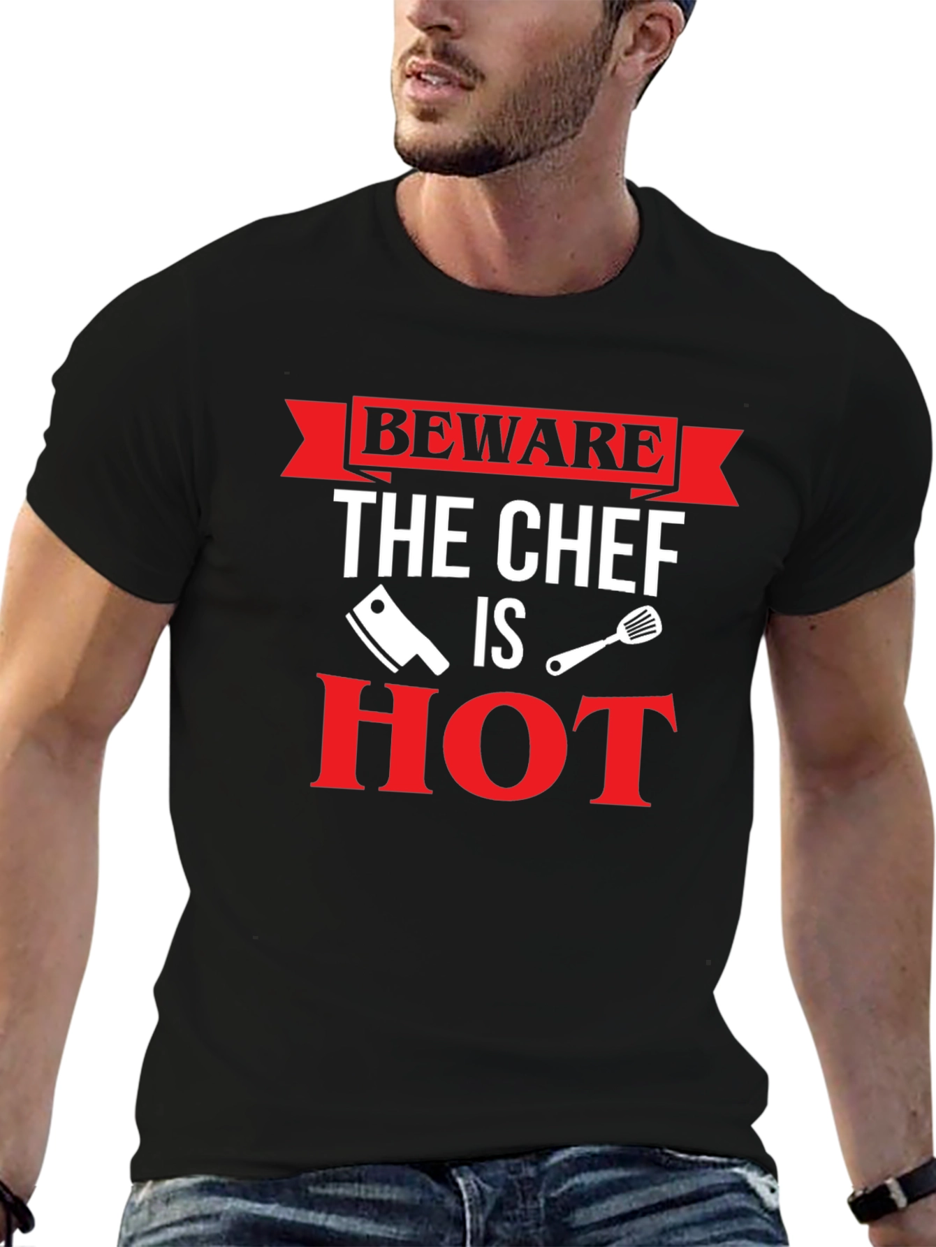 Beware The Chef Is Hot T-Shirt