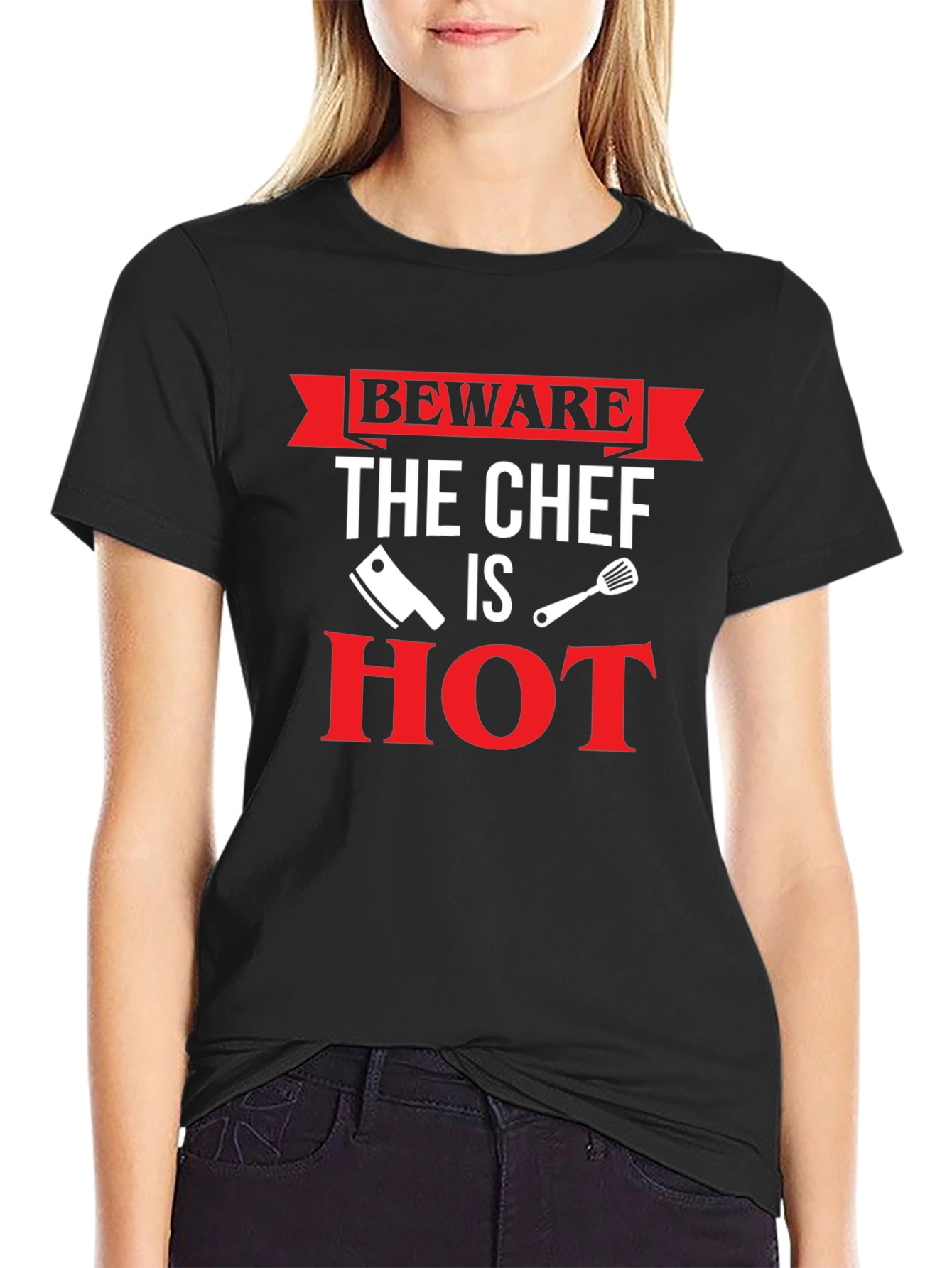 Beware The Chef Is Hot T-Shirt