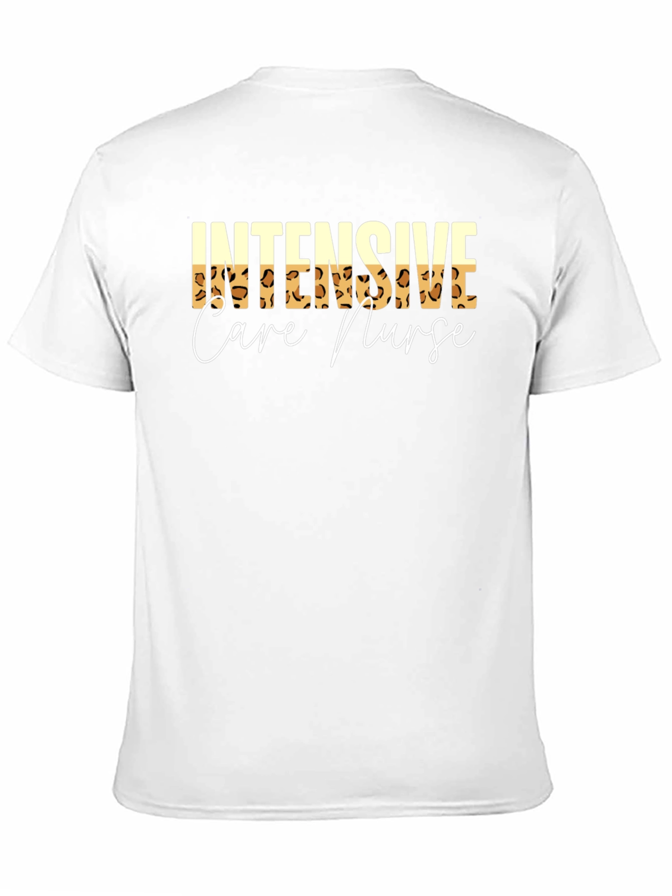 Intensive Care Nurse Leopard Print T-Shirt