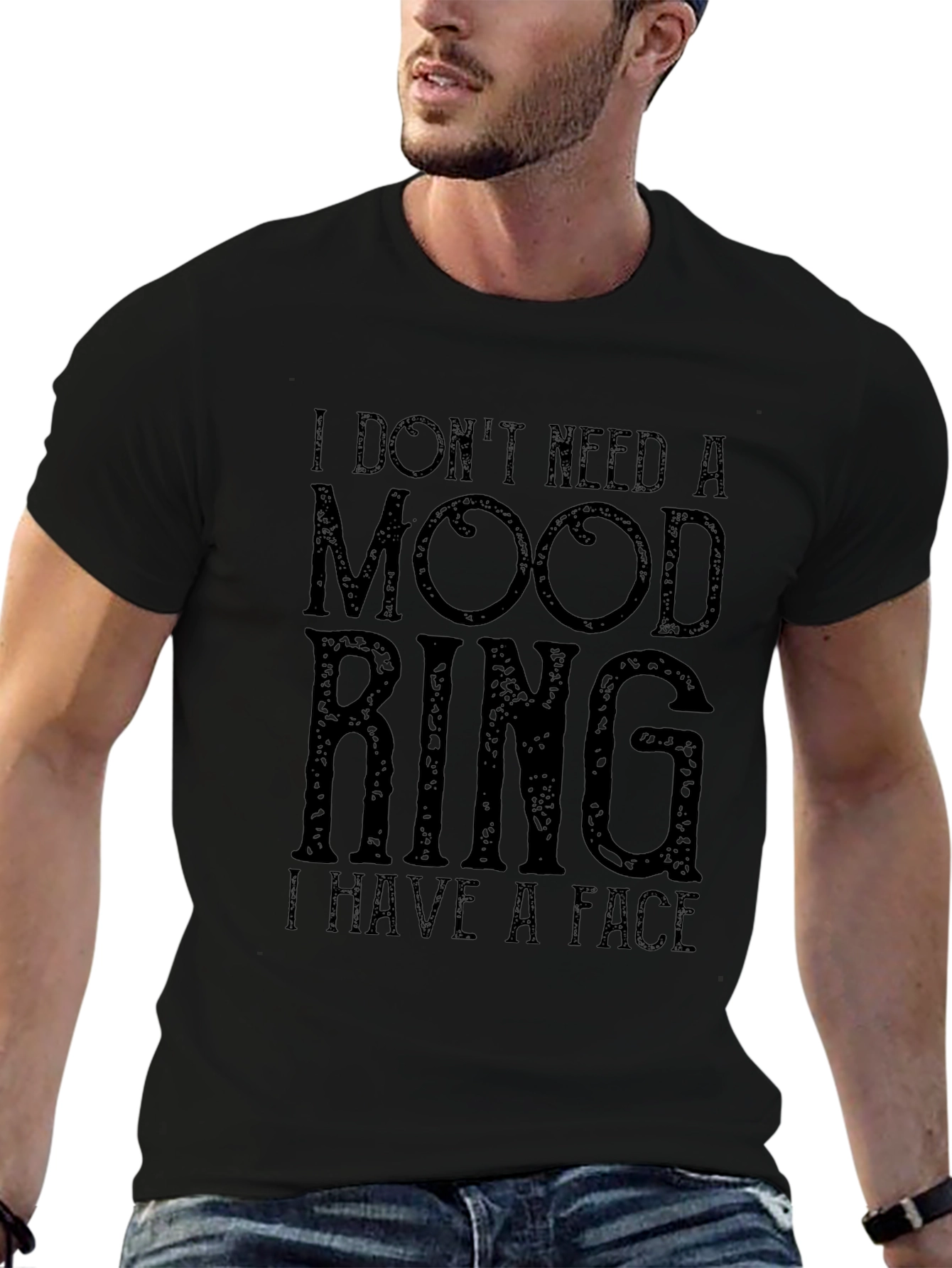 Mood Ring T-Shirt Funny Sarcastic Tee