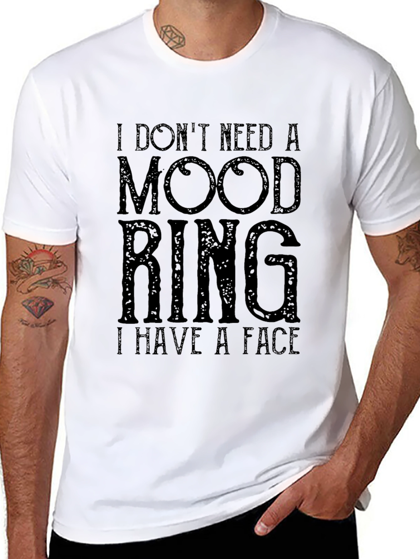 Mood Ring T-Shirt Funny Sarcastic Tee