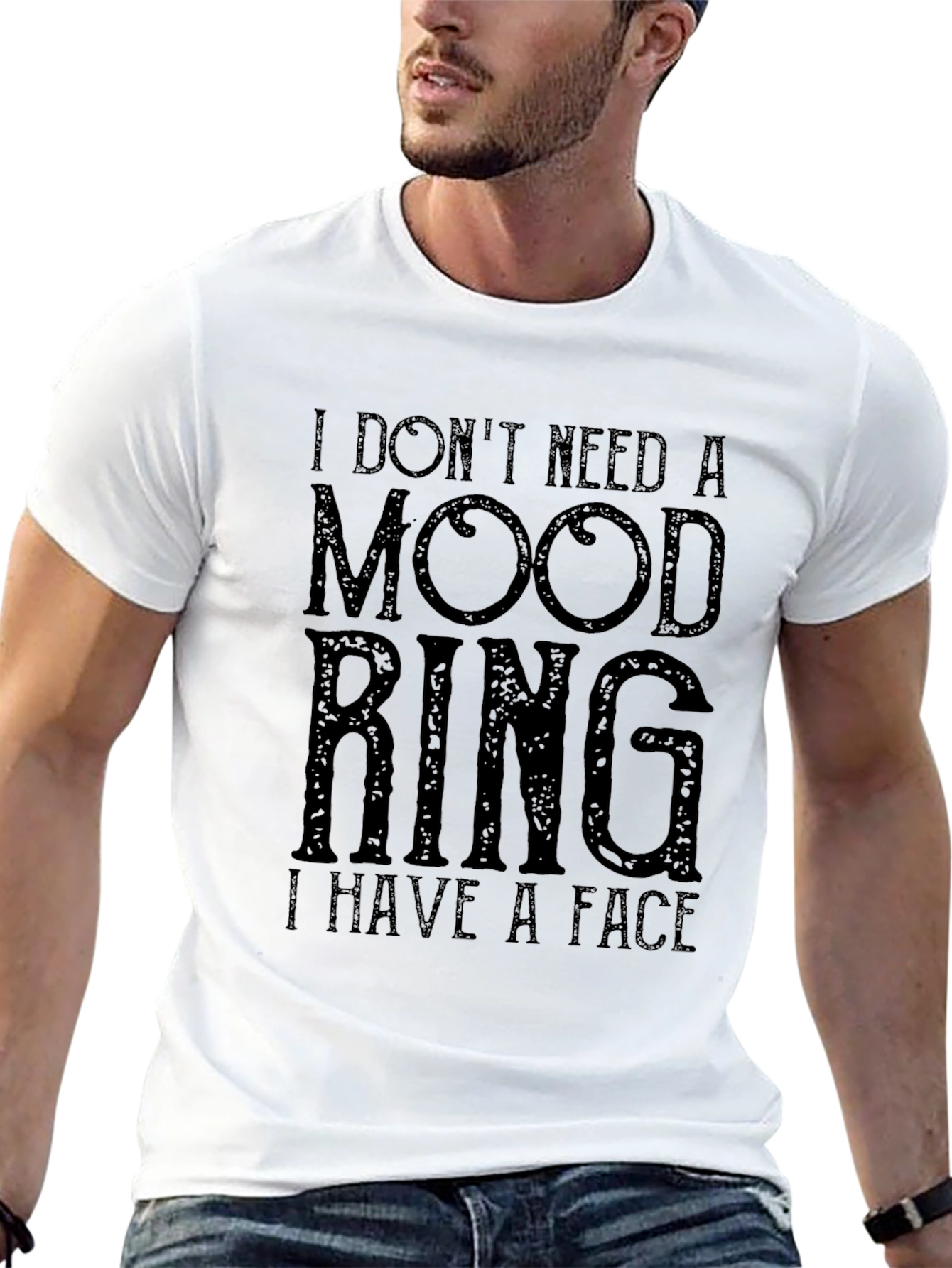 Mood Ring T-Shirt Funny Sarcastic Tee