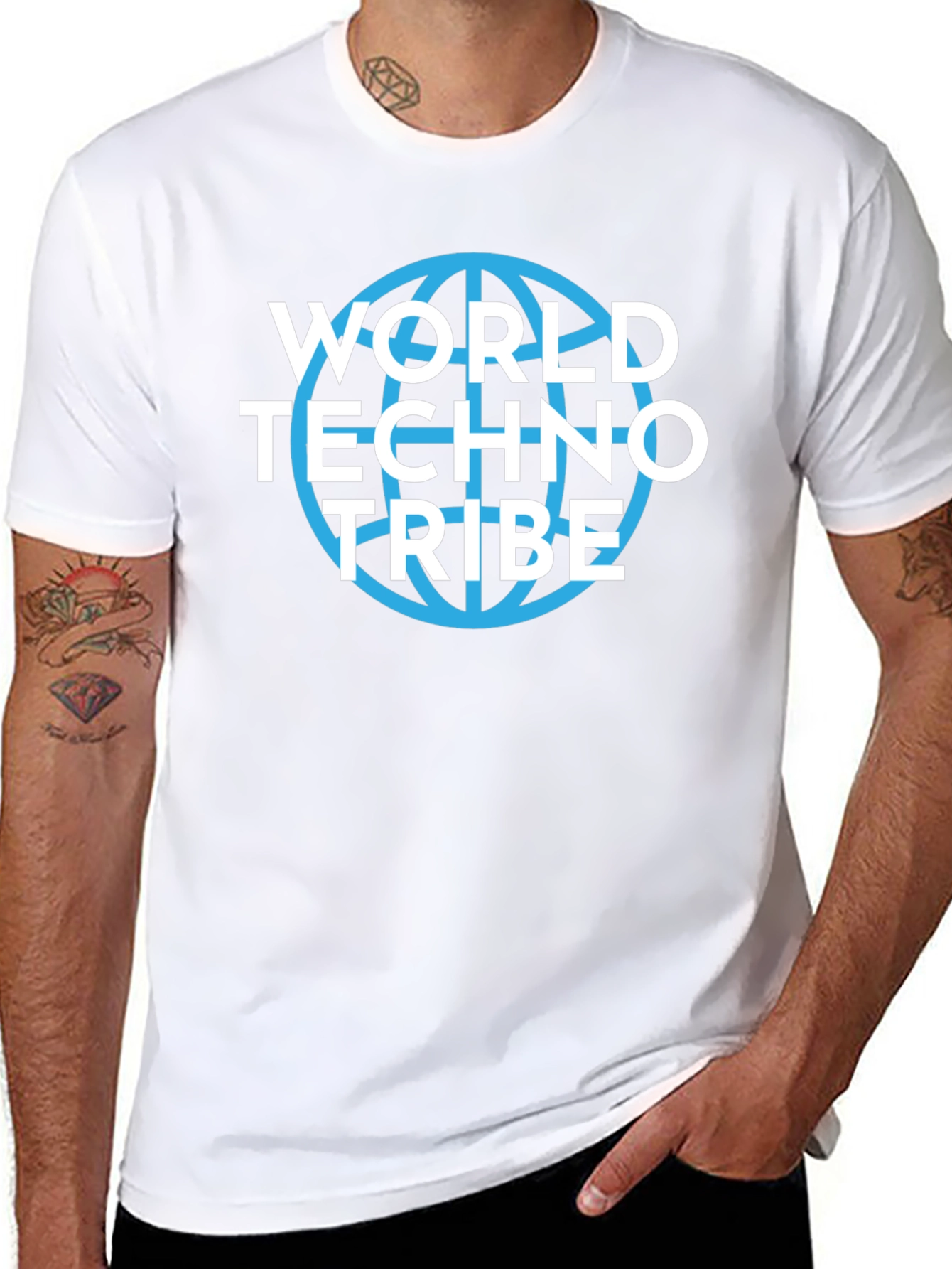 World Techno Tribe Graphic T-Shirt