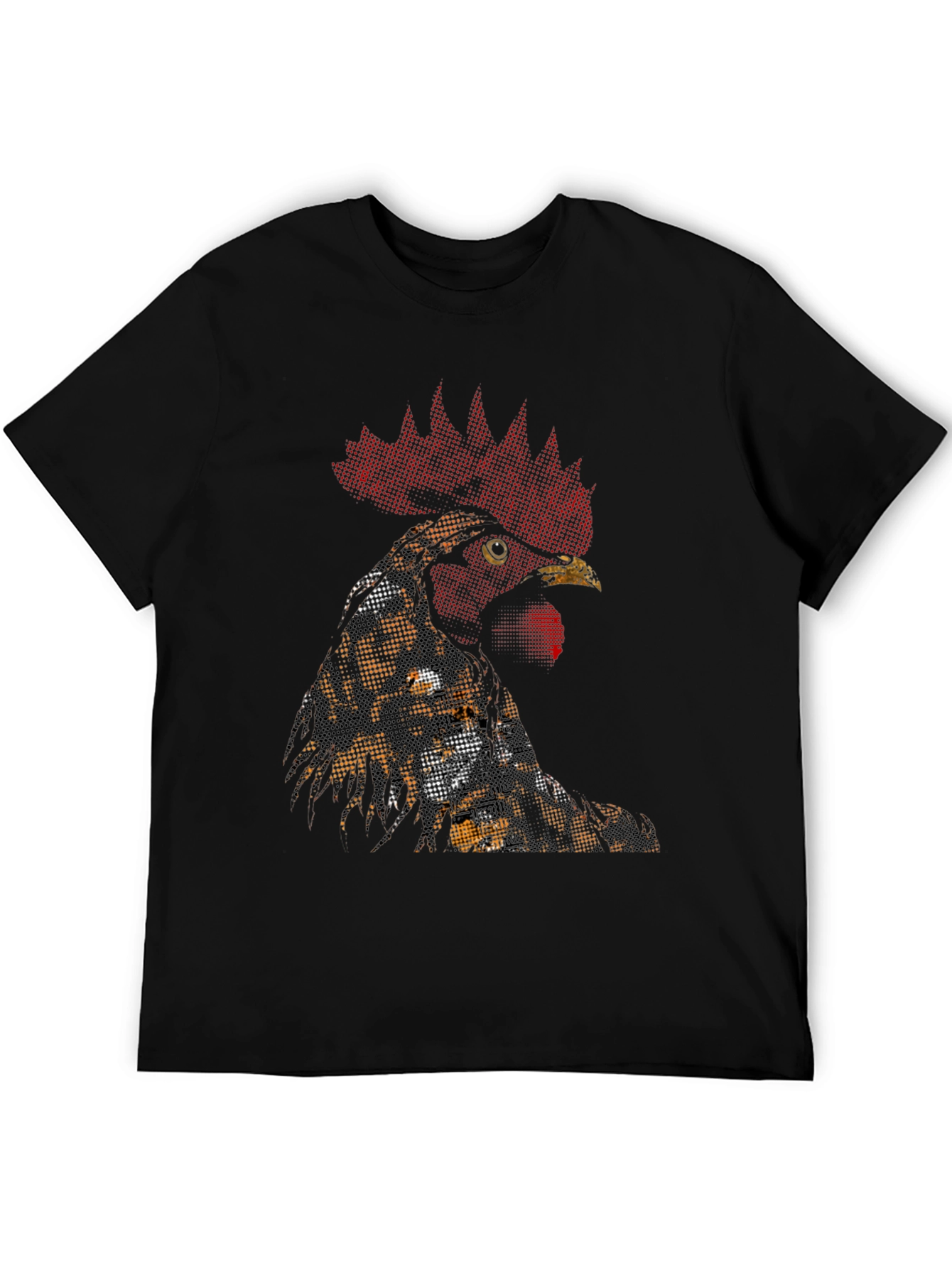 Rooster Graphic T-Shirt - Black