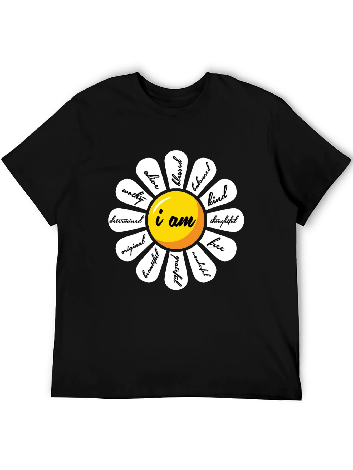 I Am Daisy Graphic Tee - Positive Affirmation Shirt