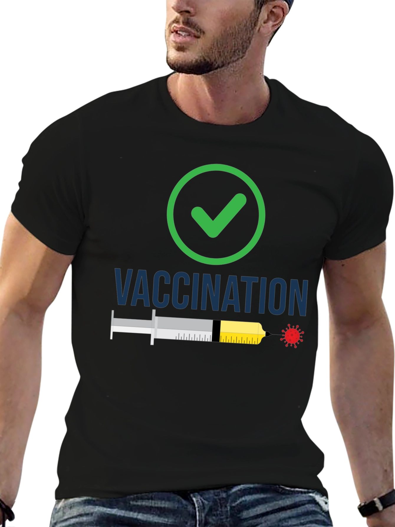 Vaccination Checkmark T-Shirt