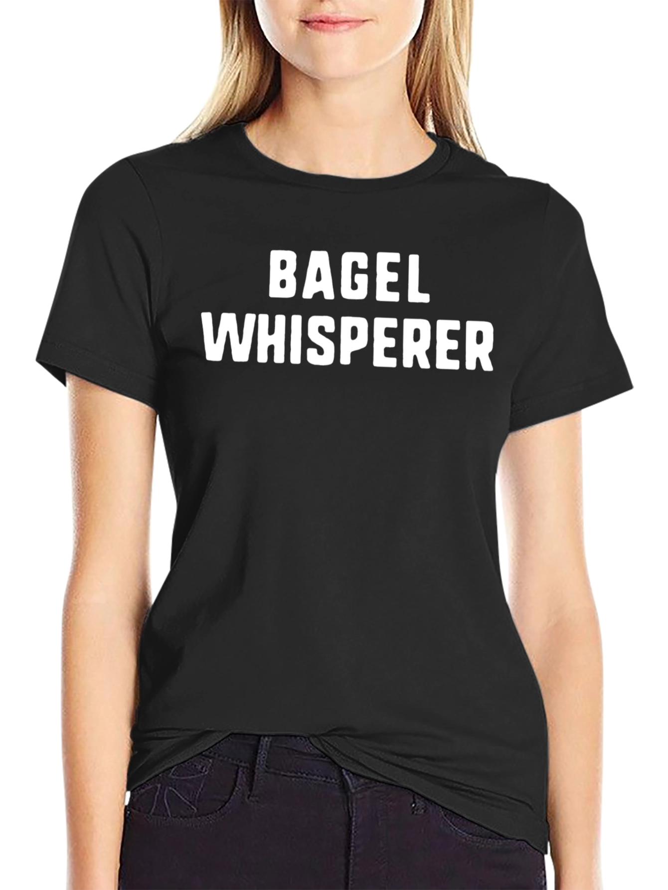 Bagel Whisperer Graphic Tee - Mens Funny Food T-Shirt